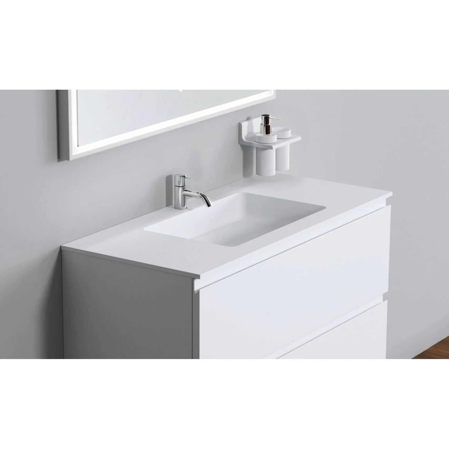 Copenhagen Bath Romsø Center Wash Basin, L100 Cm