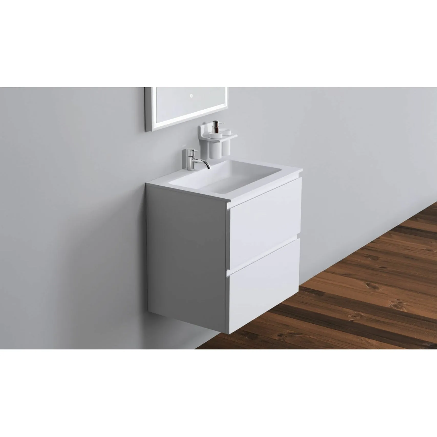 Copenhagen Bath Romsø Center Wash Basin, L60 Cm