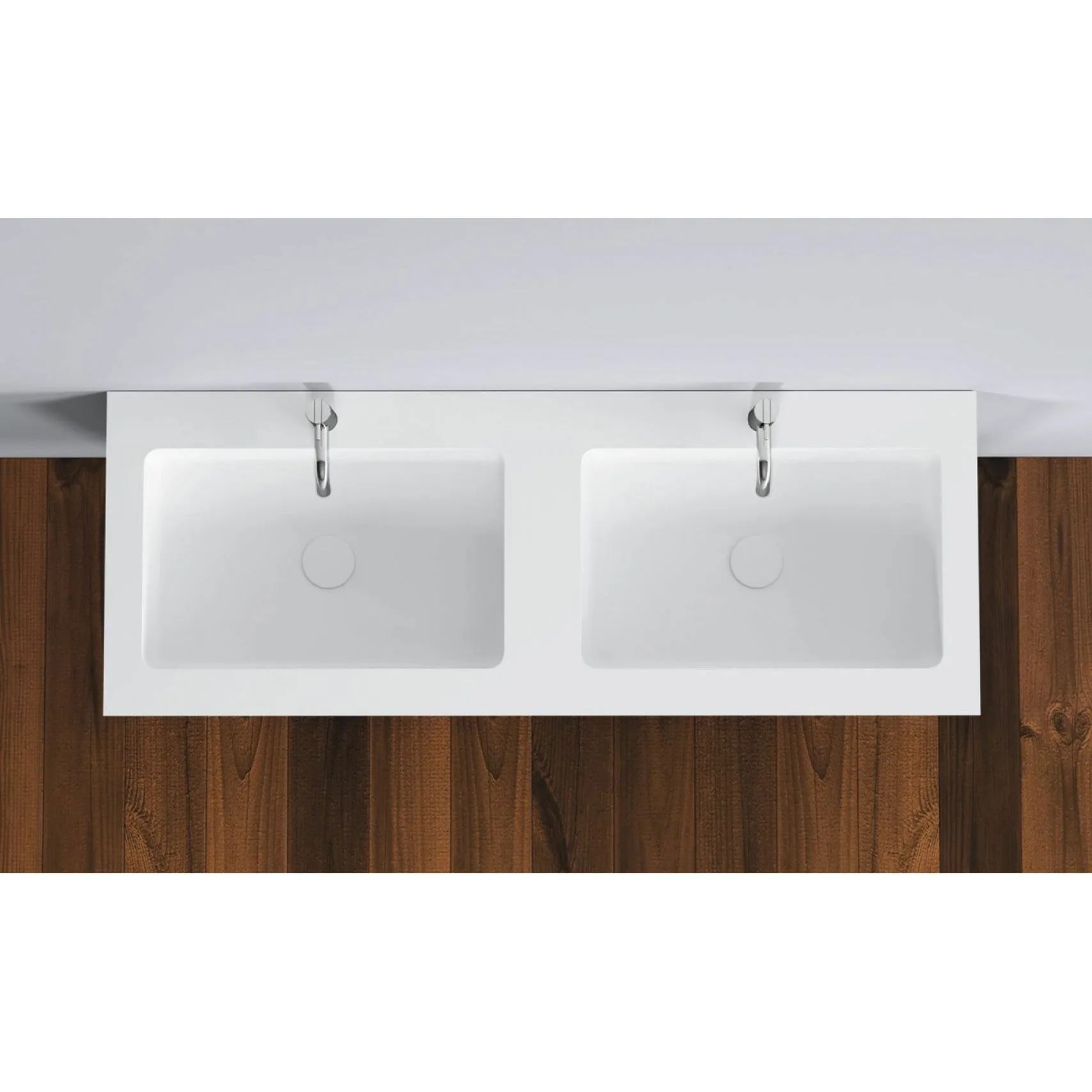 Copenhagen Bath Romsø Double Wash Basin, L120 Cm