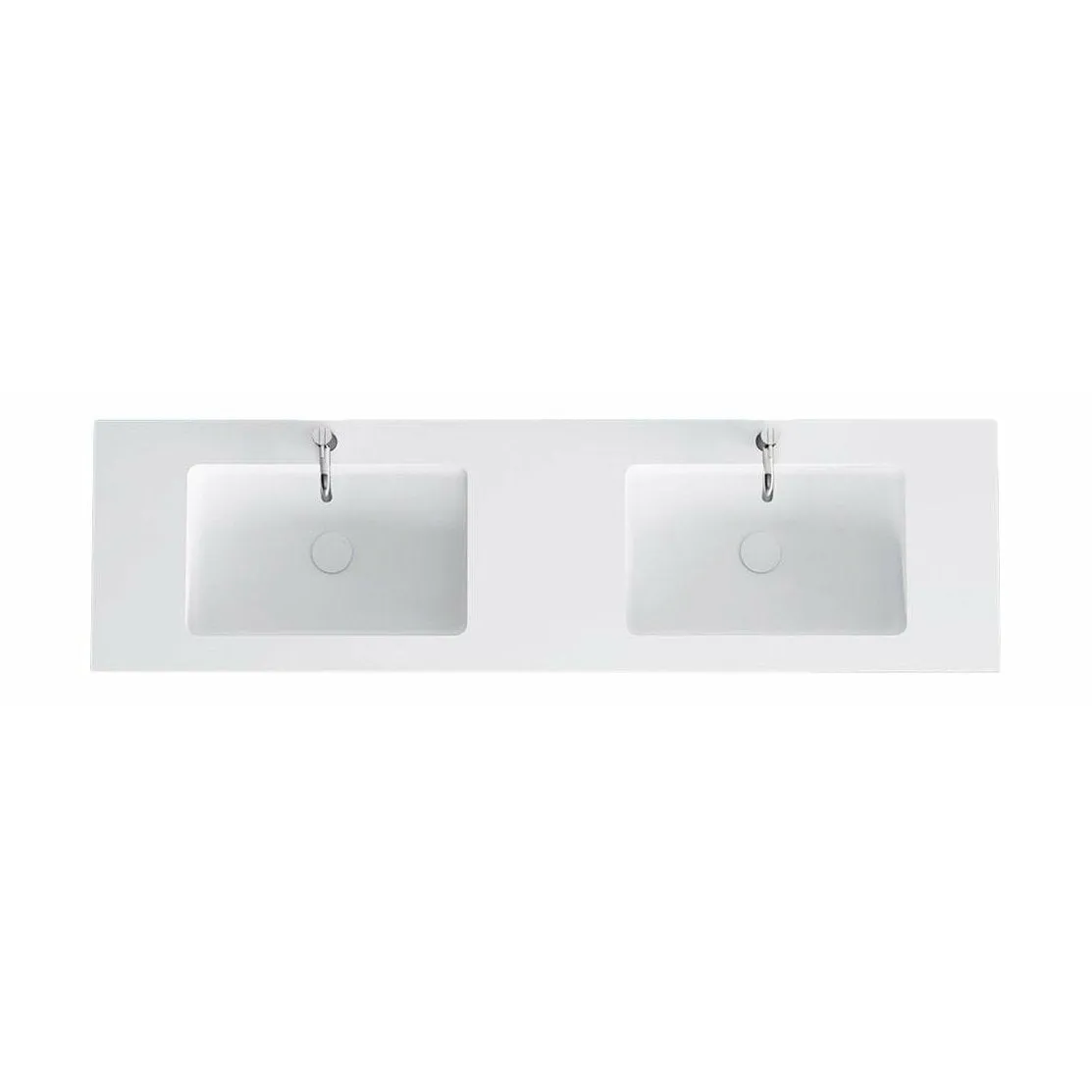 Copenhagen Bath Romsø Double Wash Basin, L160 Cm