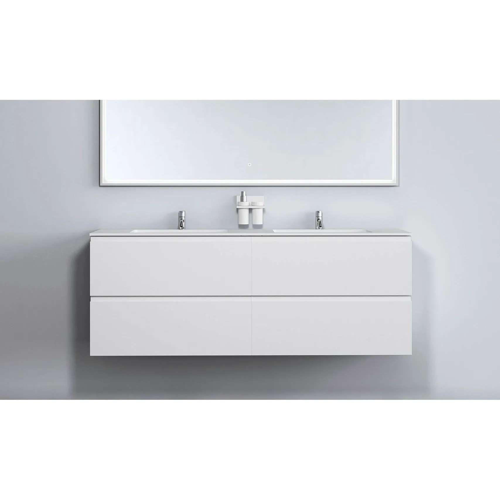 Copenhagen Bath Romsø Double Wash Basin, L160 Cm
