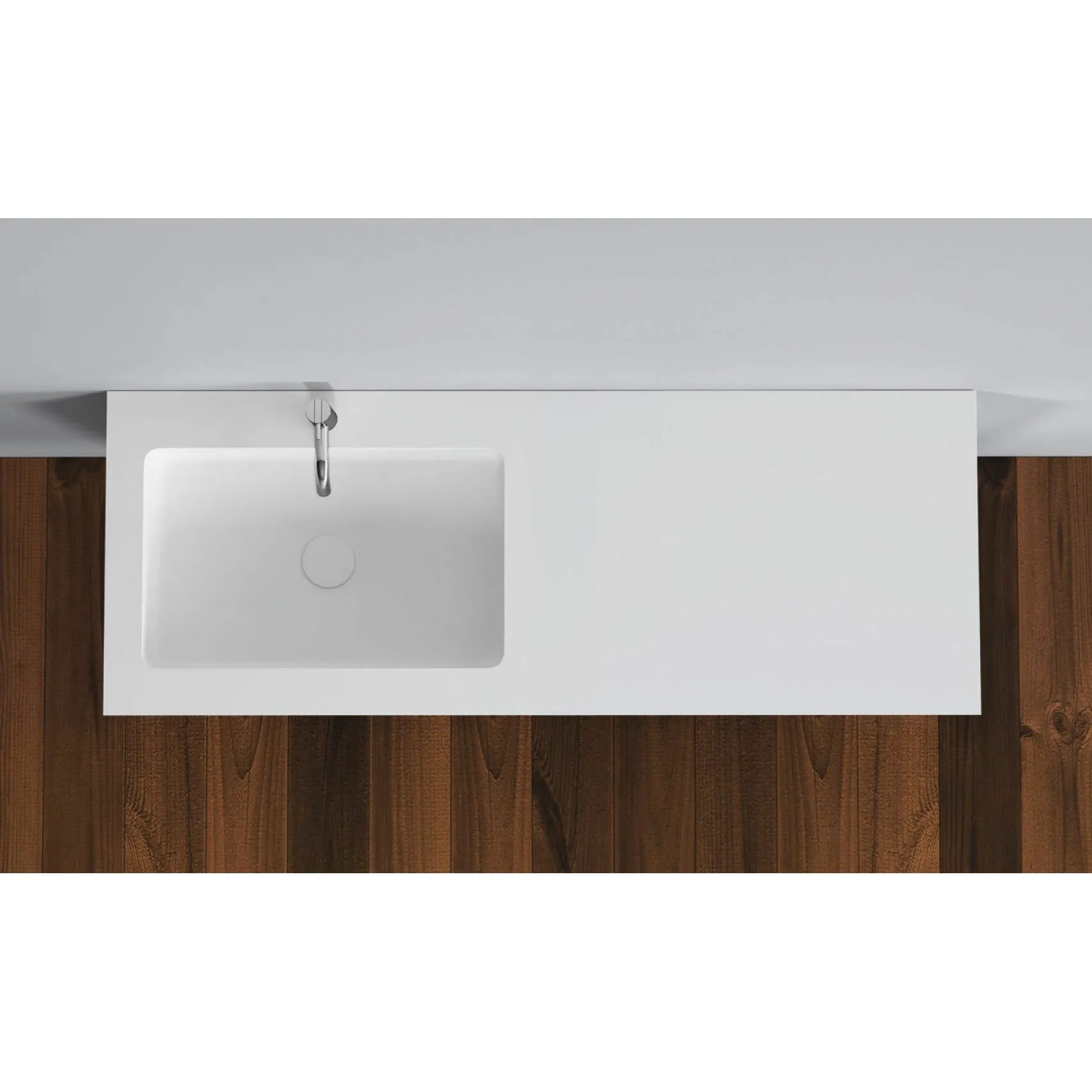 Copenhagen Bath Romsø Left Wash Basin, L120 Cm
