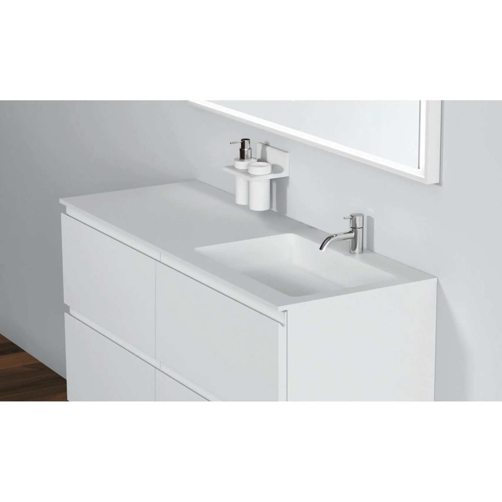 Copenhagen Bath Romsø Right Wash Basin, L120 Cm