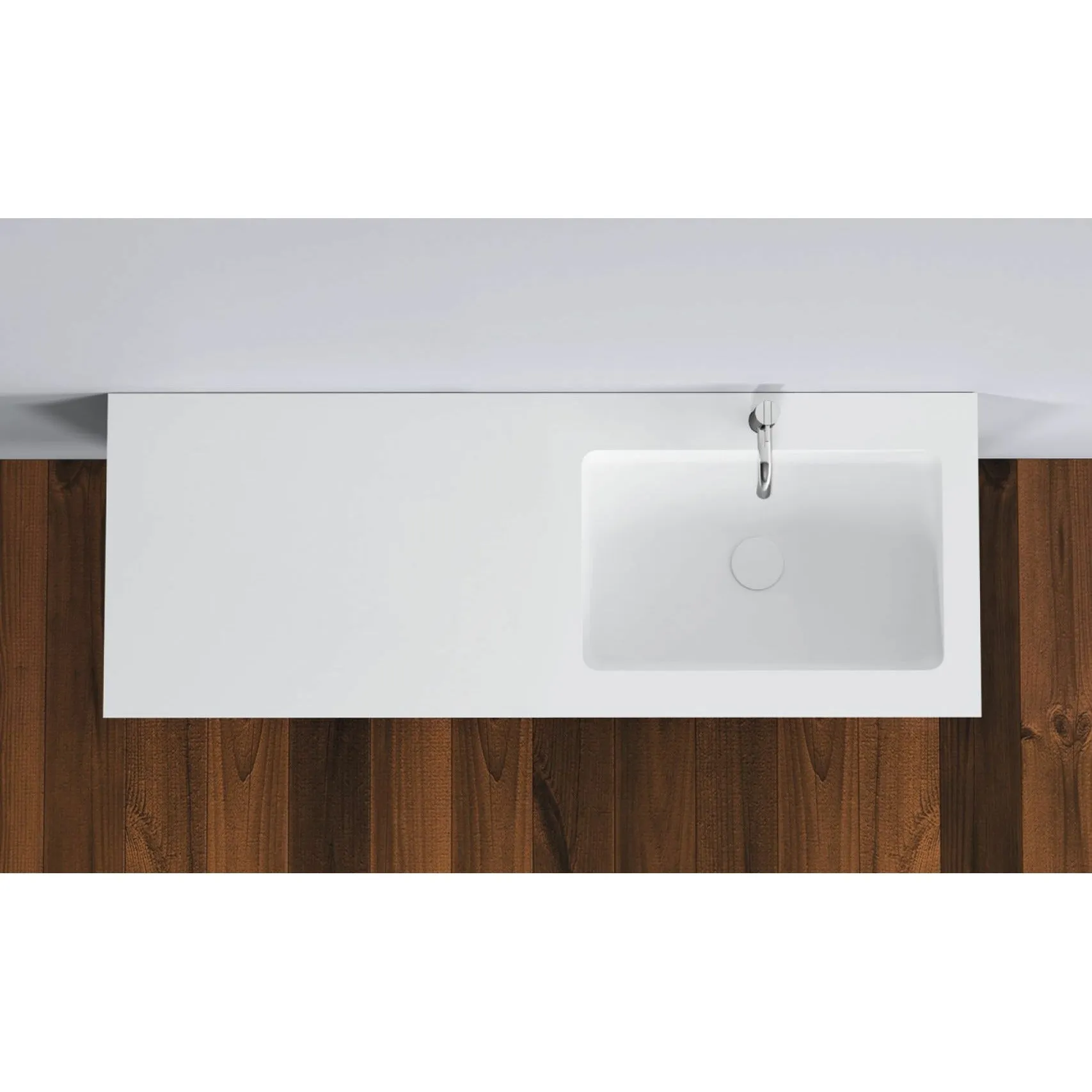 Copenhagen Bath Romsø Right Wash Basin, L120 Cm