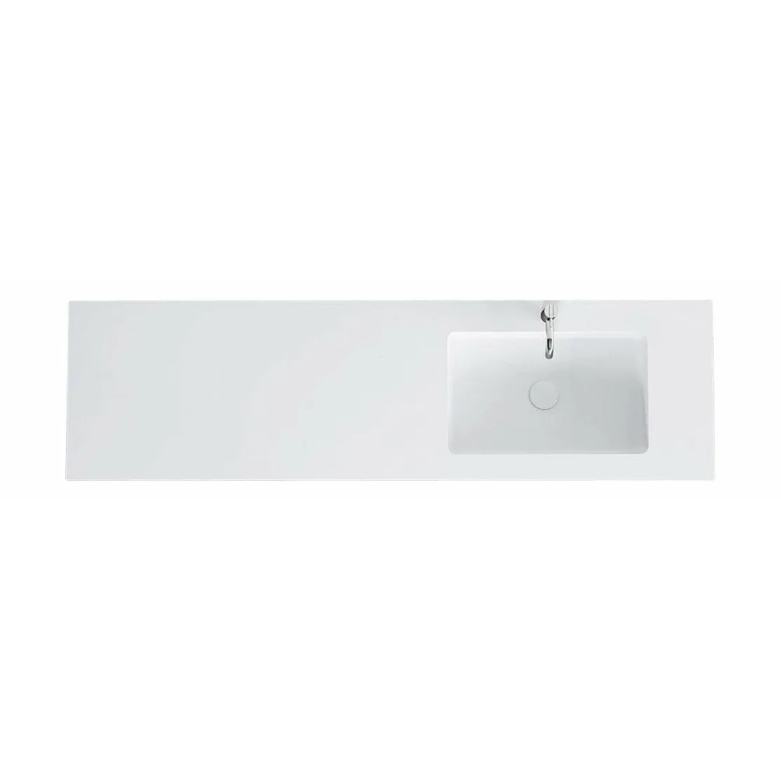 Copenhagen Bath Romsø Right Wash Basin, L160 Cm