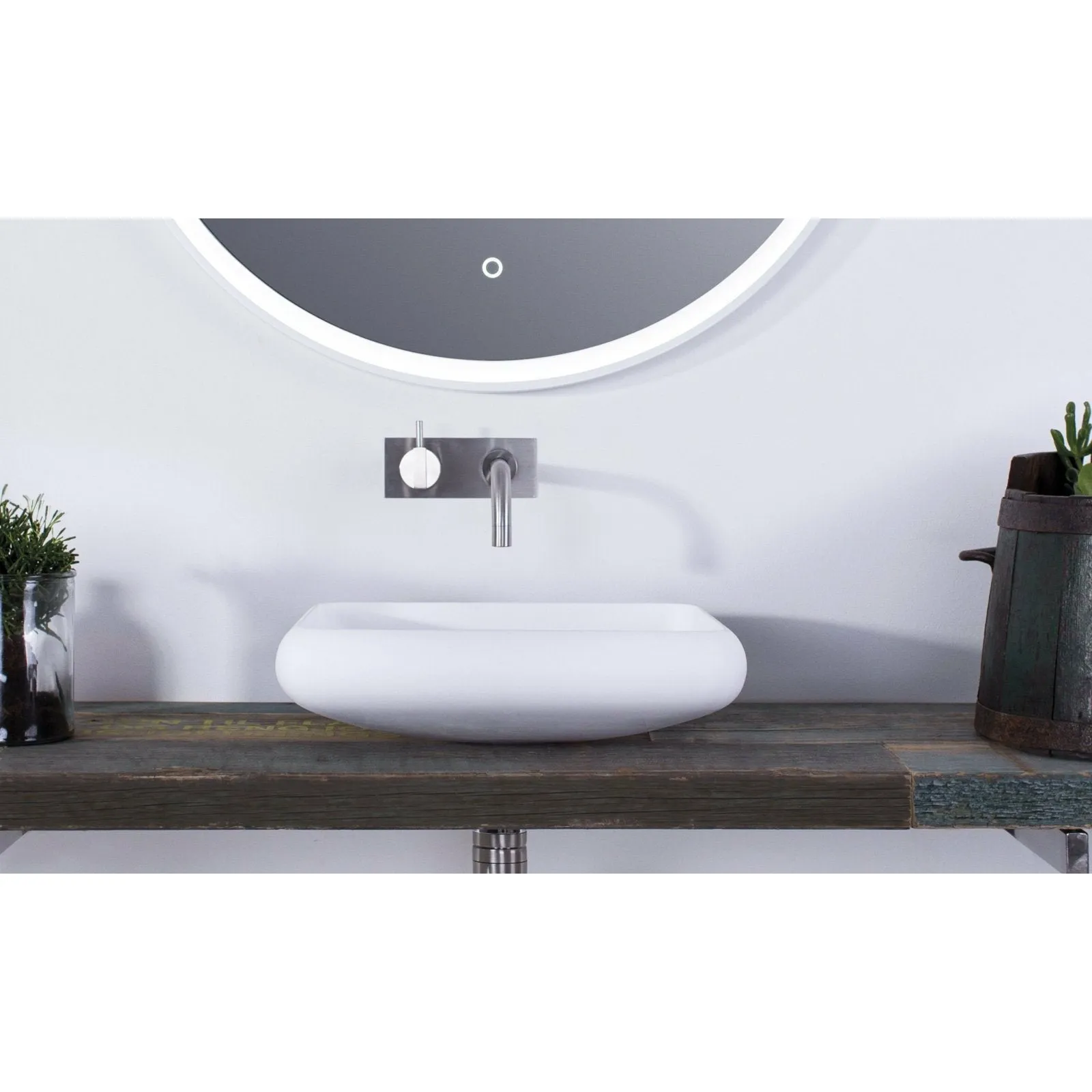 Copenhagen Bath Rosenborg Square Wash Basin, L40 Cm