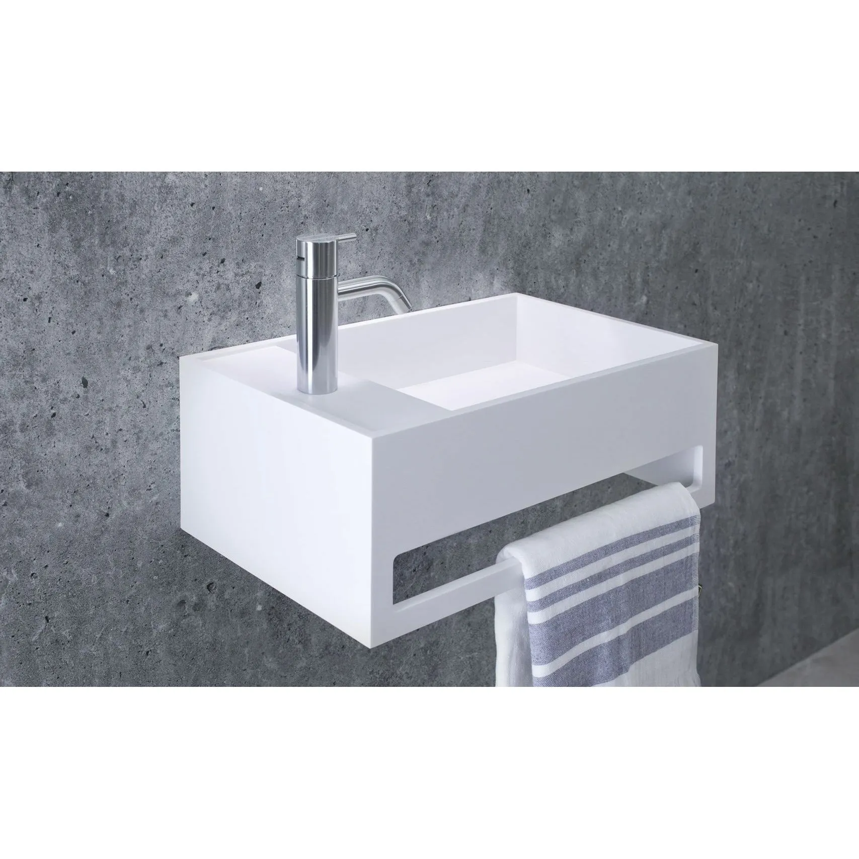 Copenhagen Bath Sandfjord Right Wash Basin, L50 Cm