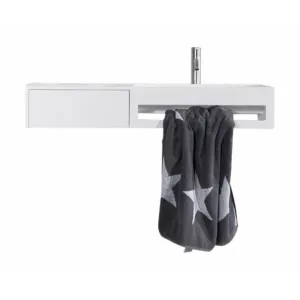 Copenhagen Bath Sandfjord Right Wash Basin, L90 Cm