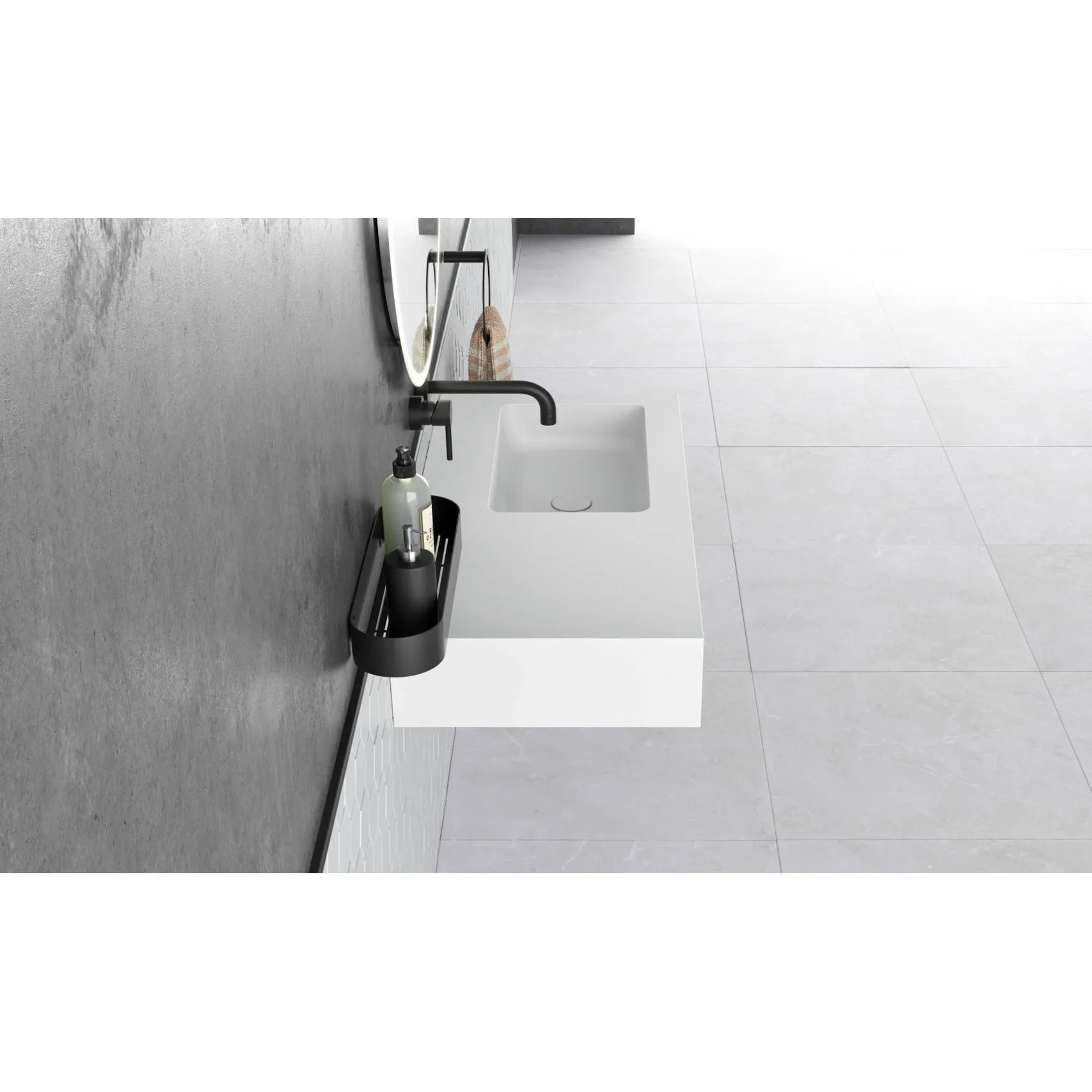 Copenhagen Bath Siø Right Wash Basin