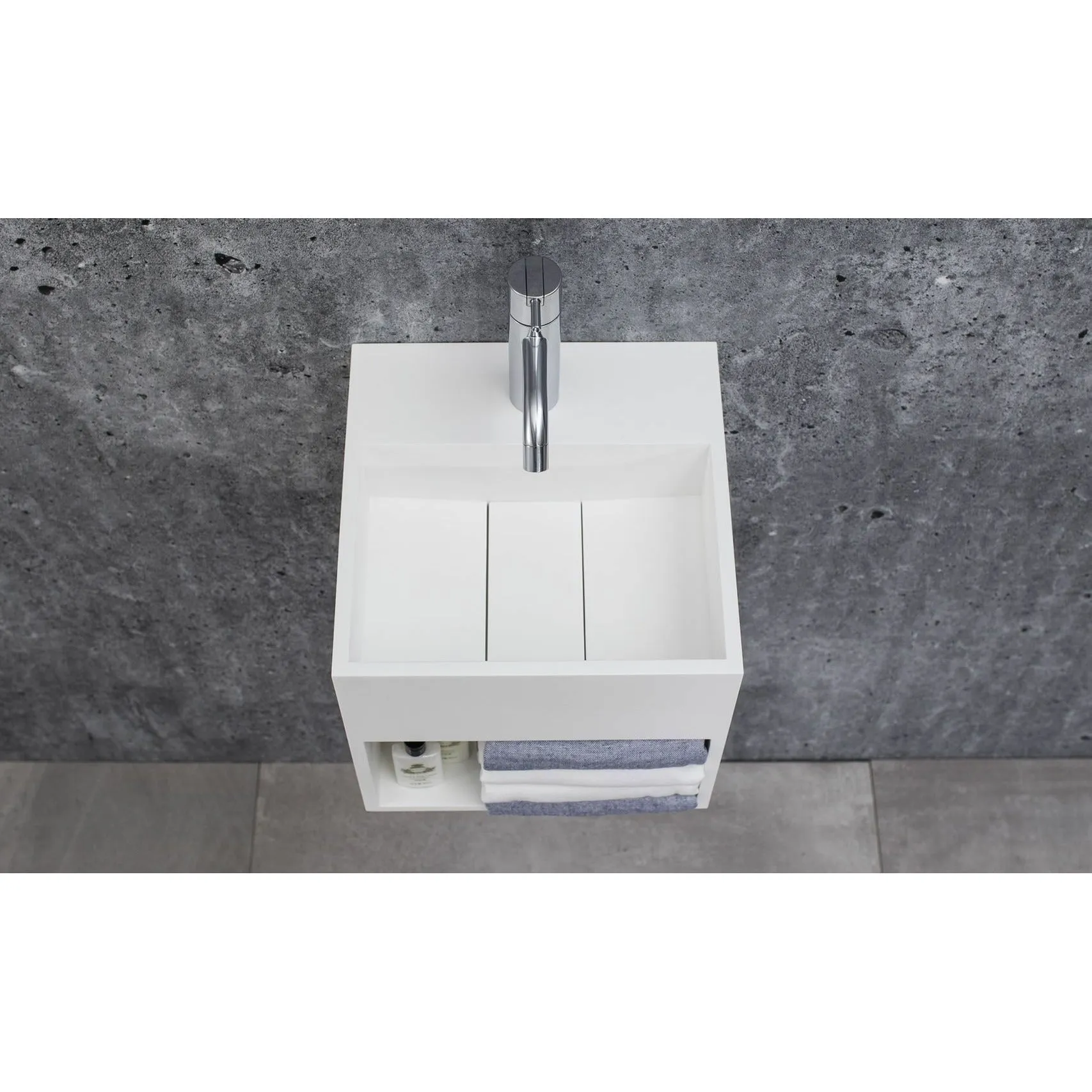 Copenhagen Bath Søndersø Center Wash Basin, L30 Cm