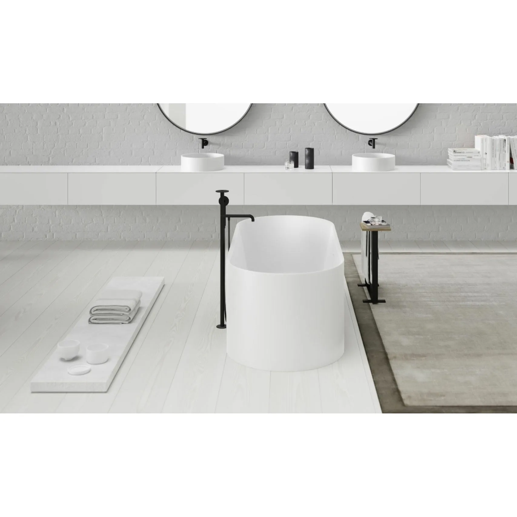 Copenhagen Bath Sq1 Oval Bathtub