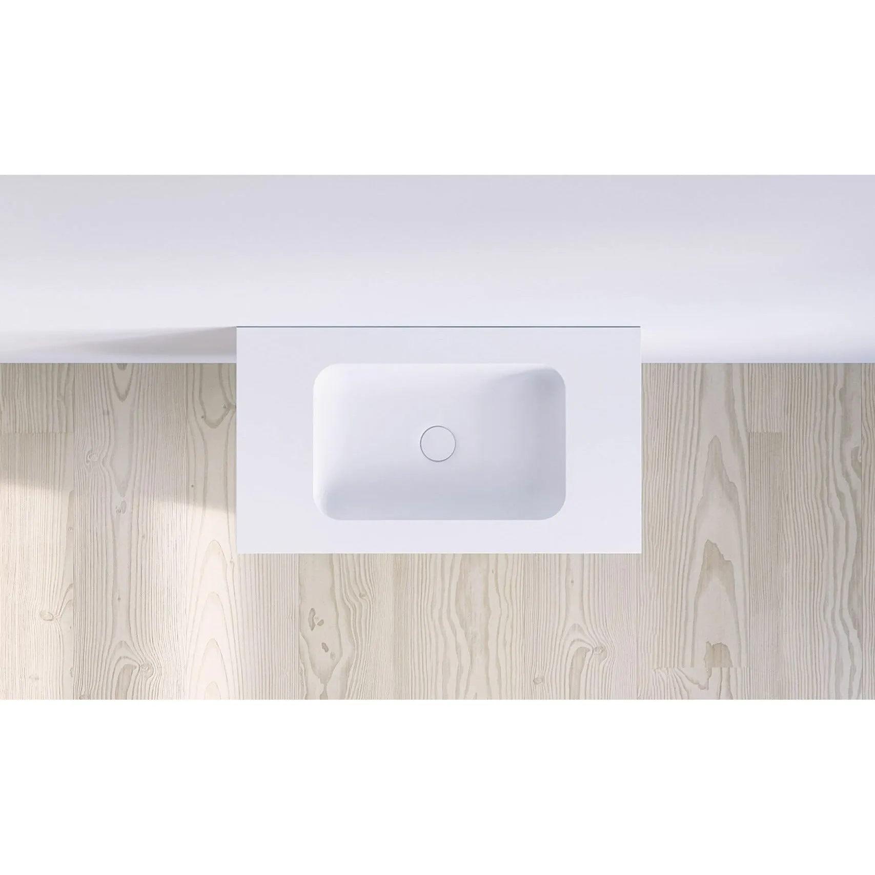 Copenhagen Bath Sq2 Center Wash Basin, L80 Cm