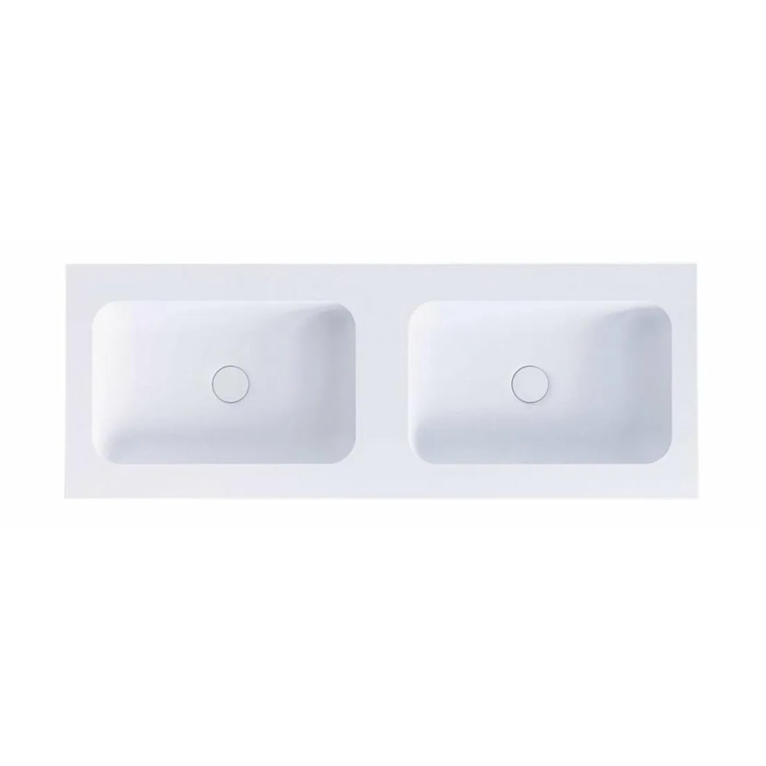 Copenhagen Bath Sq2 Double Wash Basin, L120 Cm