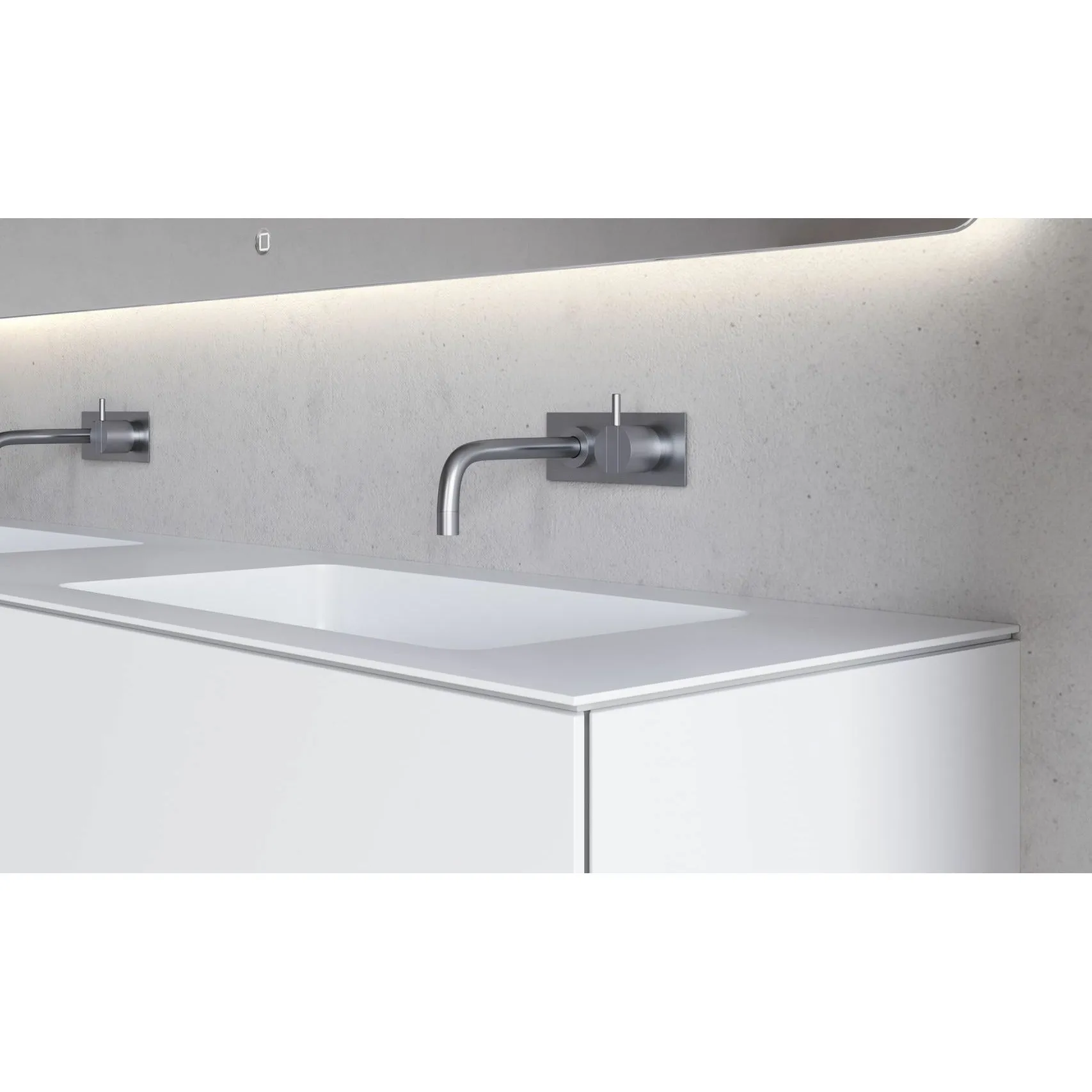Copenhagen Bath Sq2 Double Wash Basin, L120 Cm