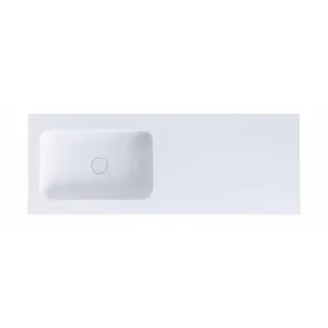 Copenhagen Bath Sq2 Left Wash Basin, L120 Cm