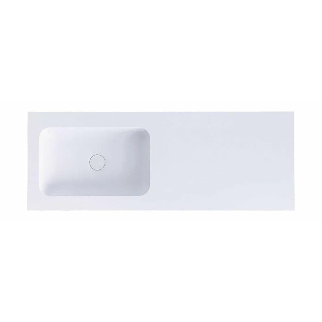 Copenhagen Bath Sq2 Left Wash Basin, L120 Cm