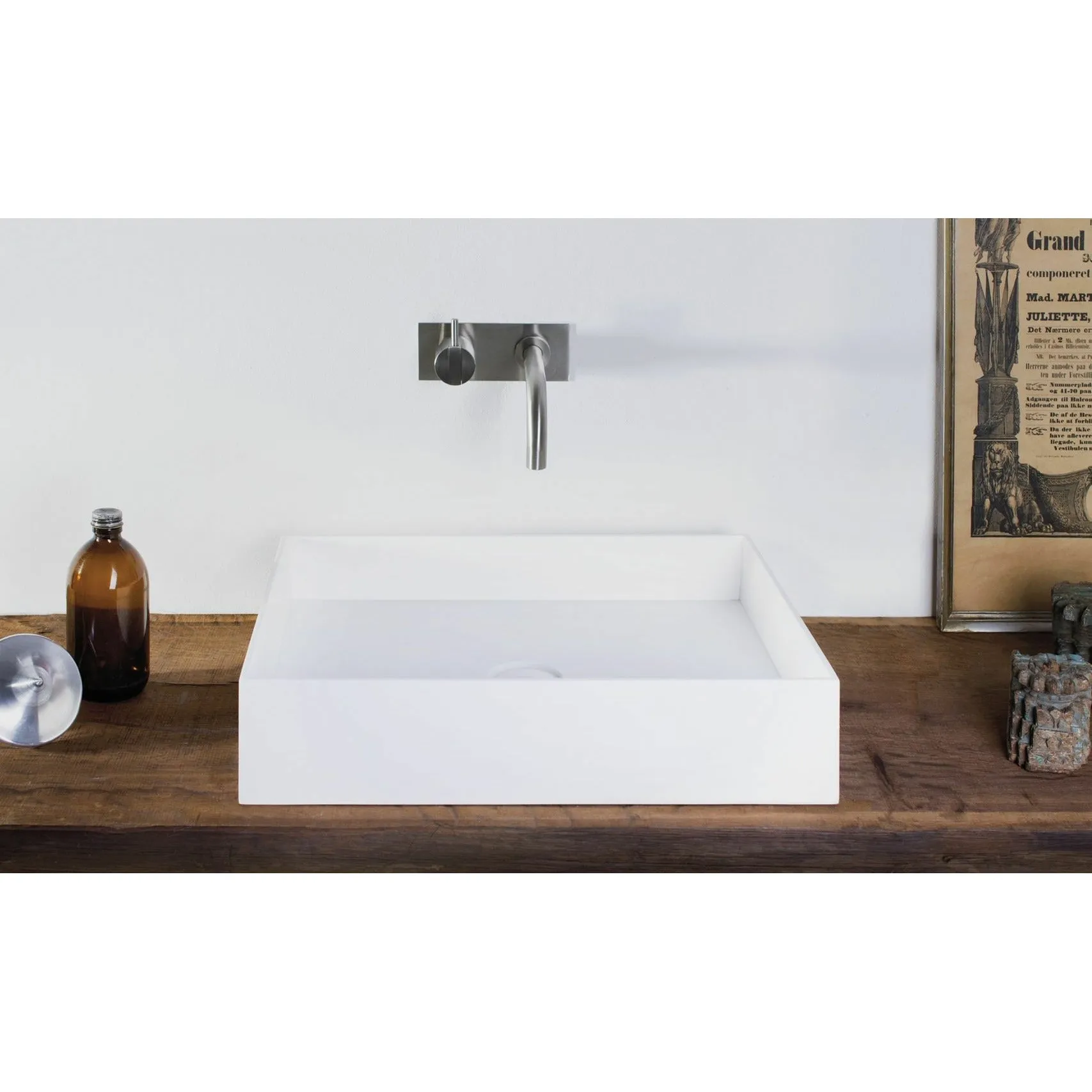 Copenhagen Bath Stockholm Square Wash Basin, L35 Cm