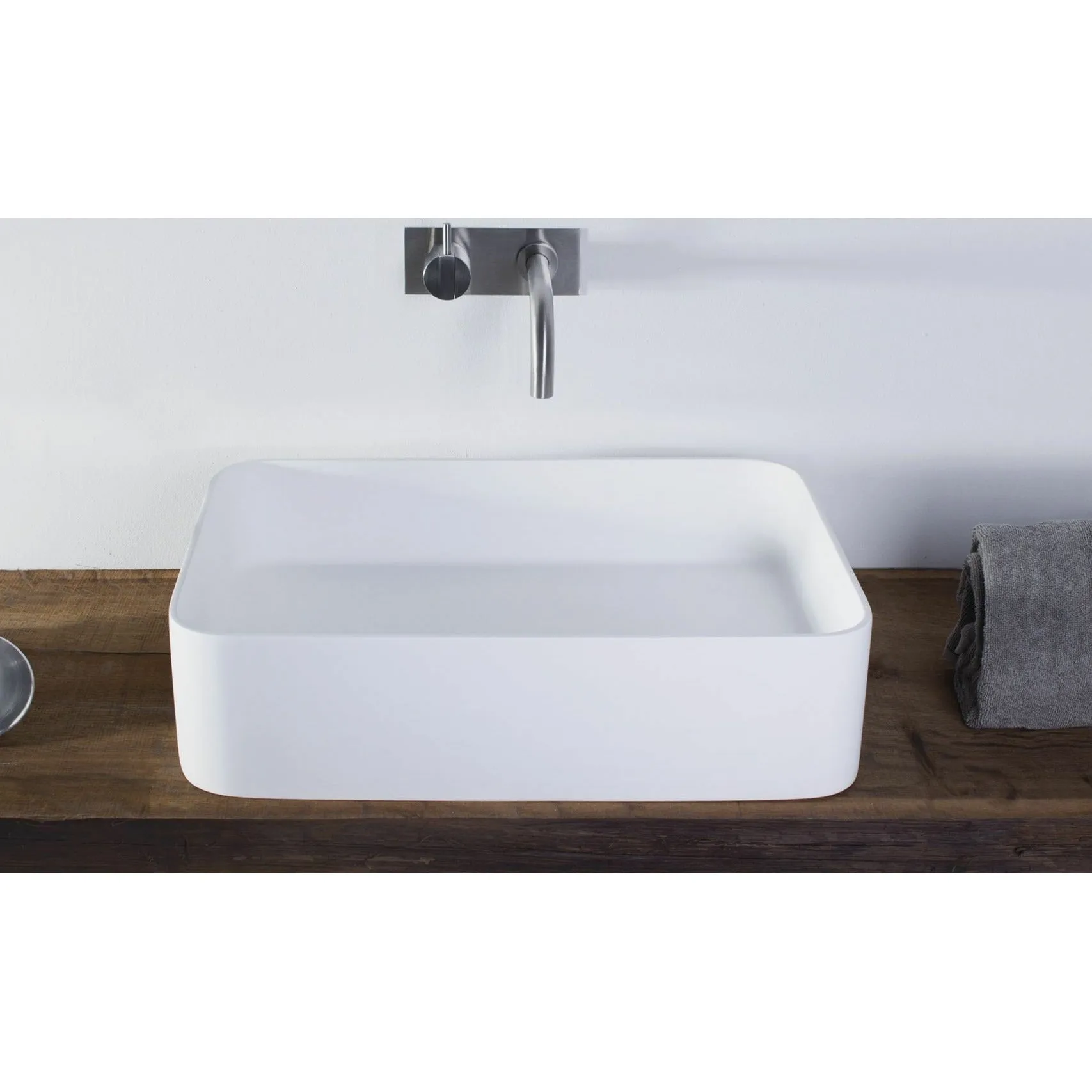 Copenhagen Bath Stockholm Square Wash Basin, L50 Cm