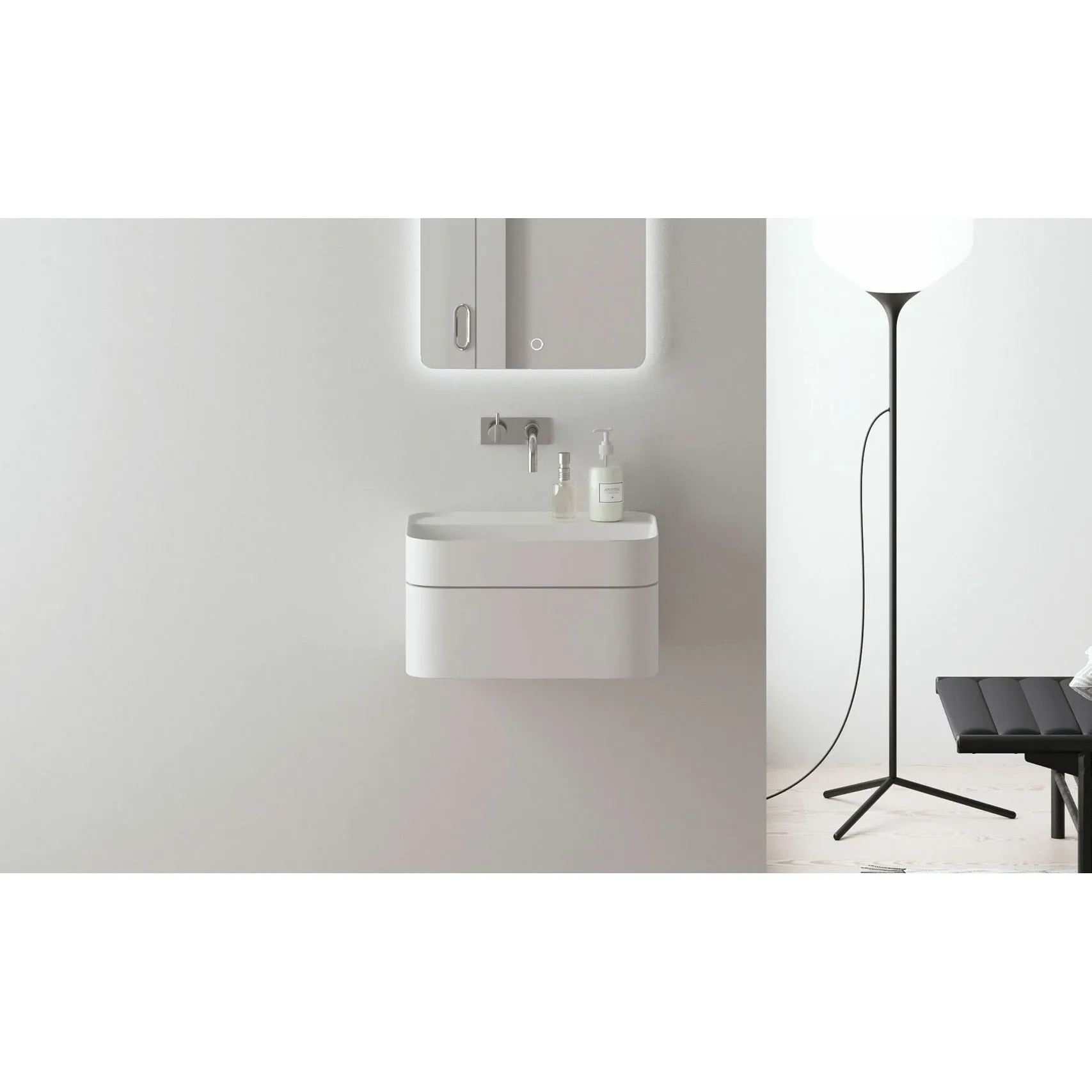 Copenhagen Bath Yuno Ca Wash Basin, L55 Cm