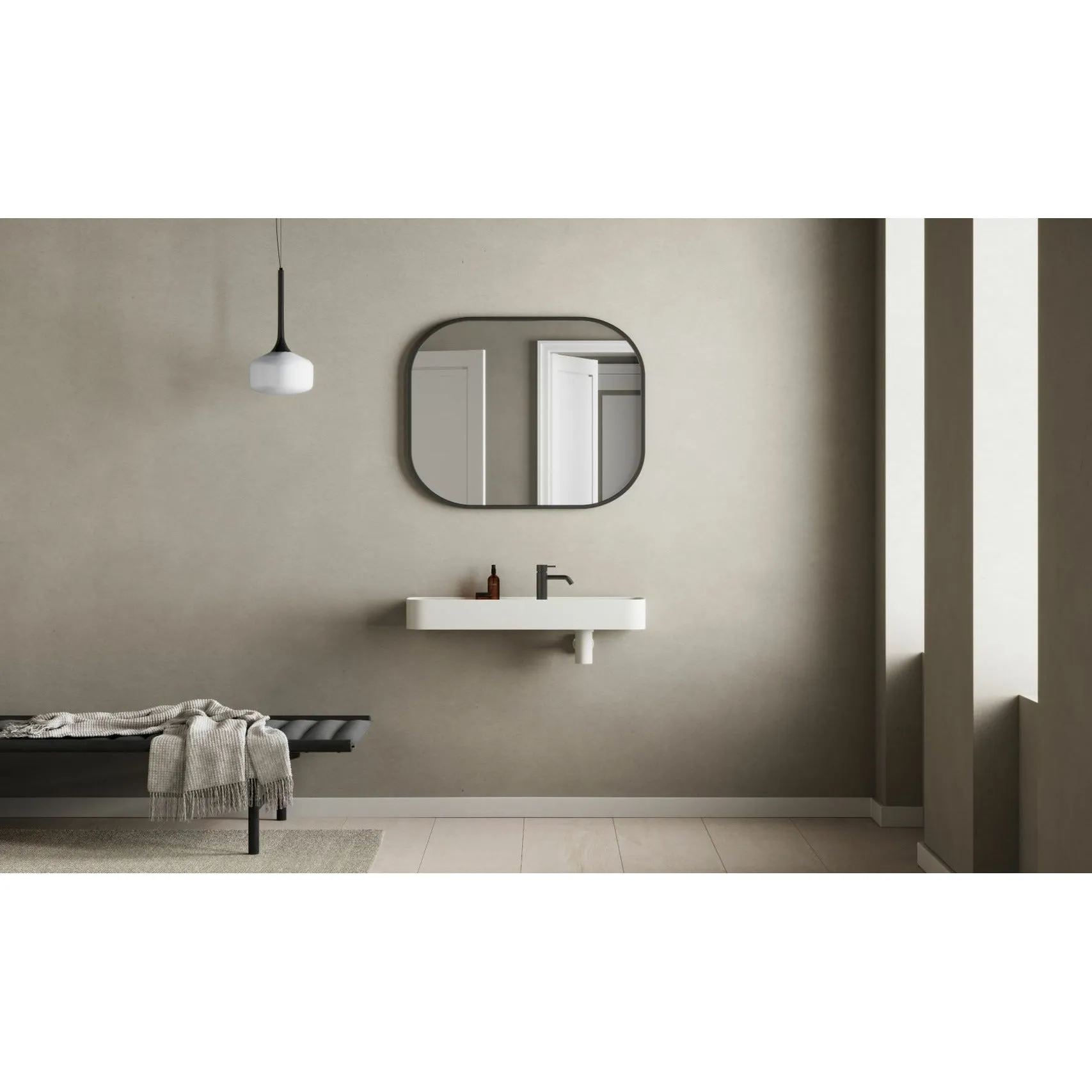 Copenhagen Bath Yuno Lr Wash Basin, L80 Cm