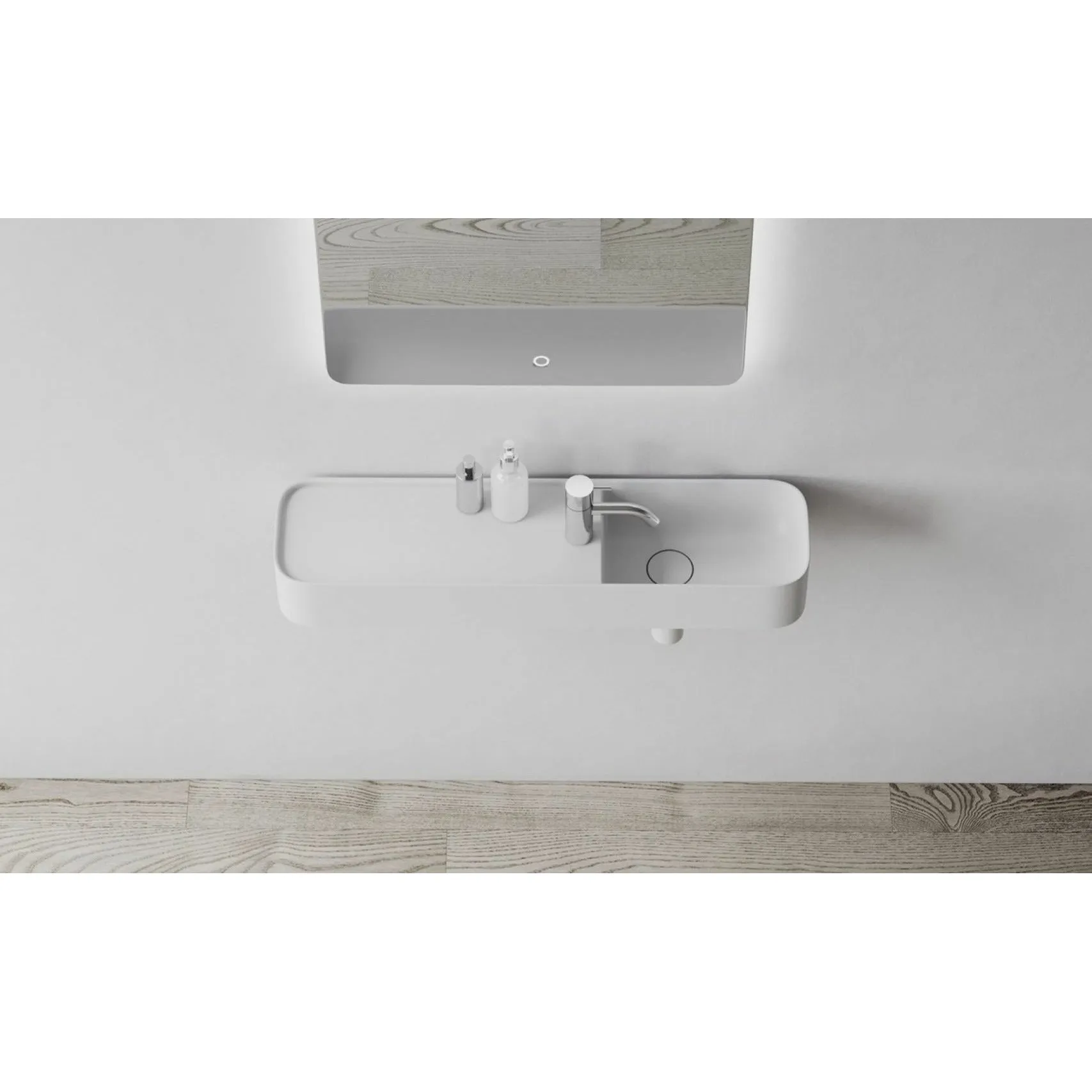 Copenhagen Bath Yuno Lr Wash Basin, L80 Cm