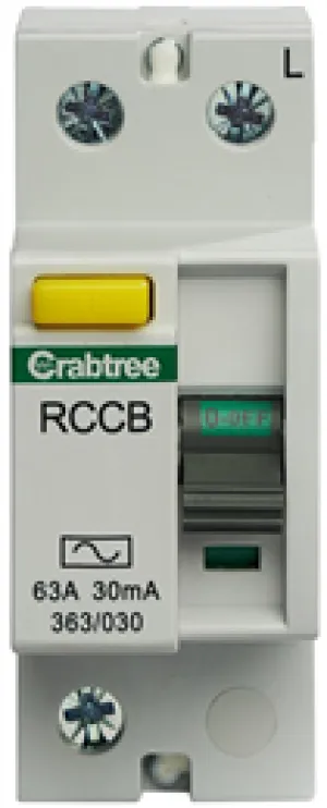 Crabtree Starbreaker 363/030 RCCB DP Incomer 63A 30mA