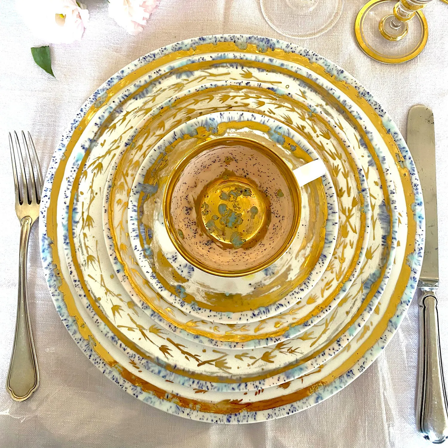 Dafne Dinner Rim Plate