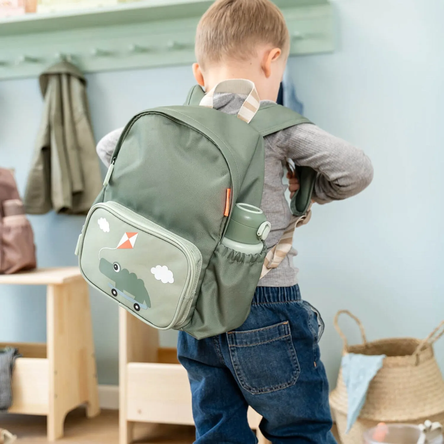 DonebyDeer Green Kids Backpack Playground 7,5 L