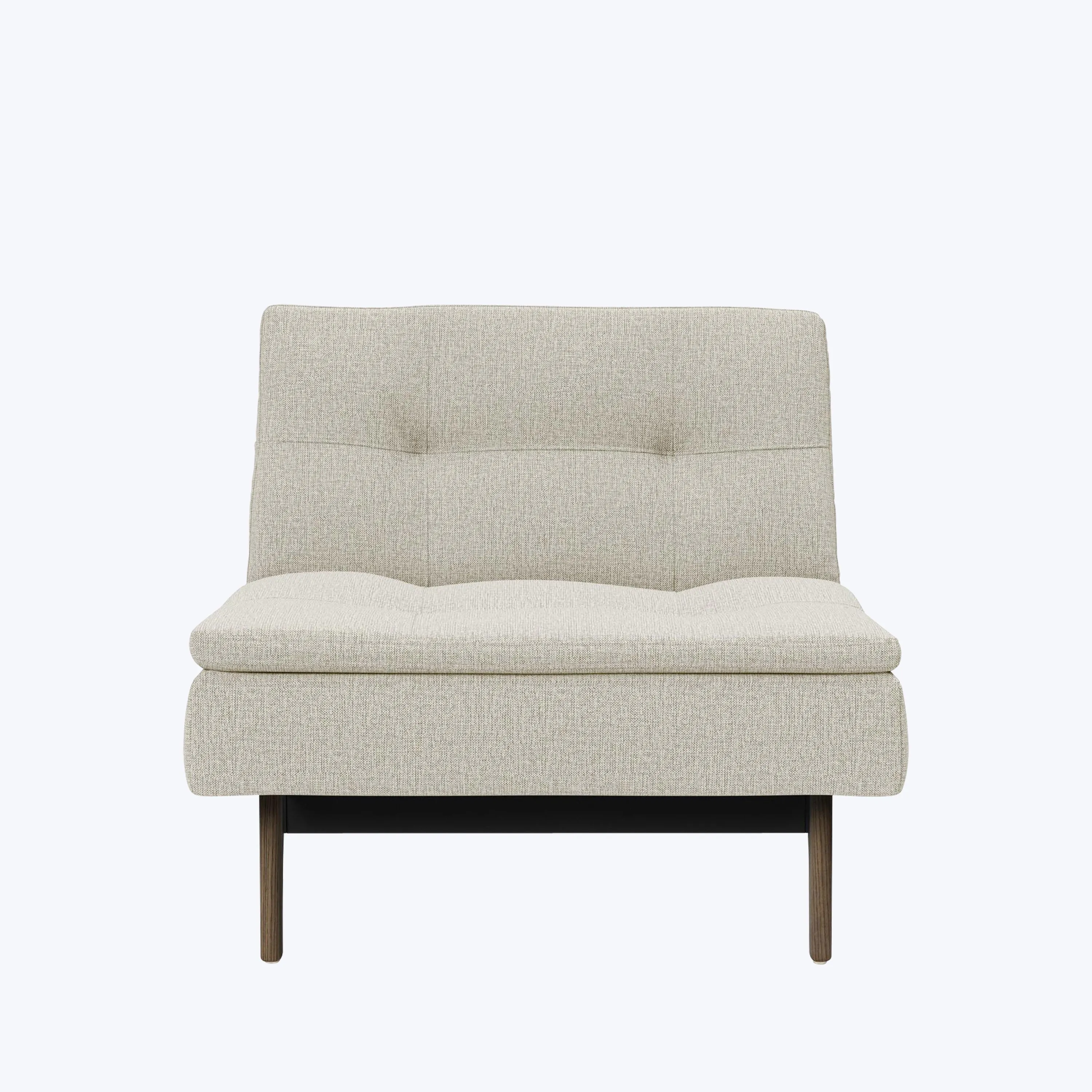 Dublexo Smoked Oak Armless Sleep Lounger