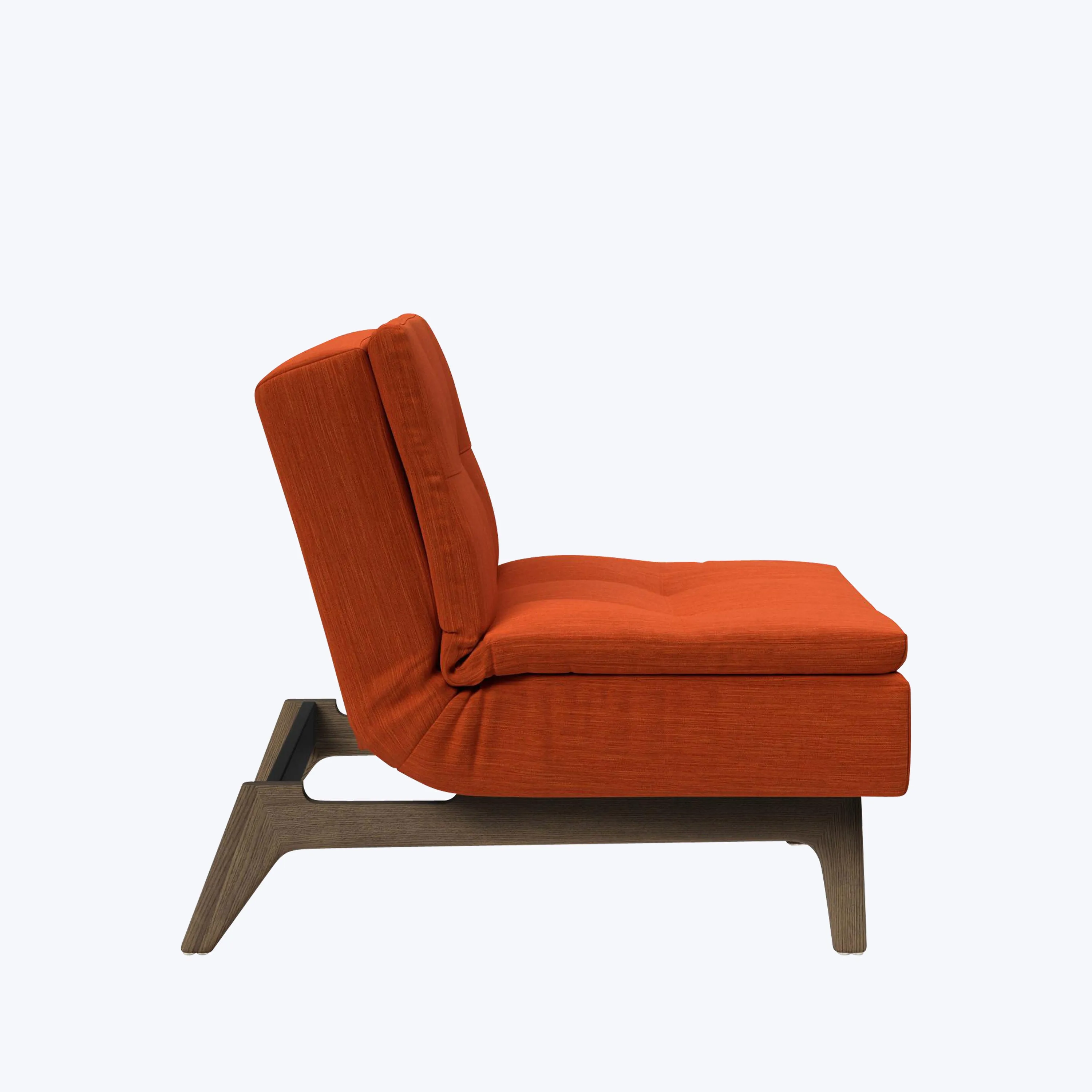 Dublexo Smoked Oak Armless Sleep Lounger