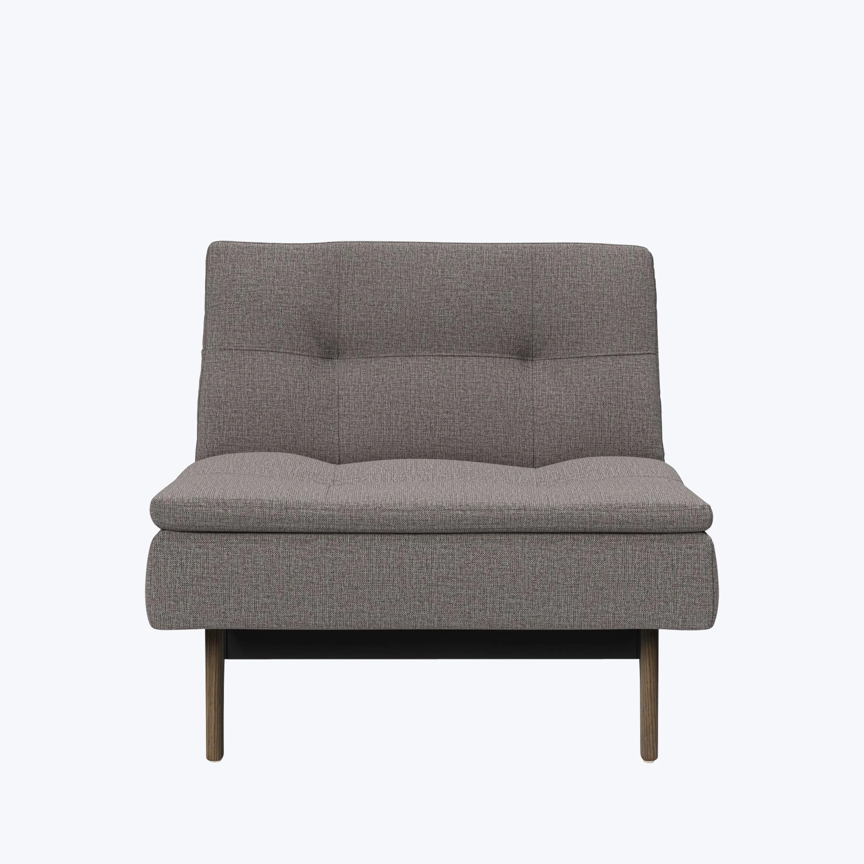 Dublexo Smoked Oak Armless Sleep Lounger