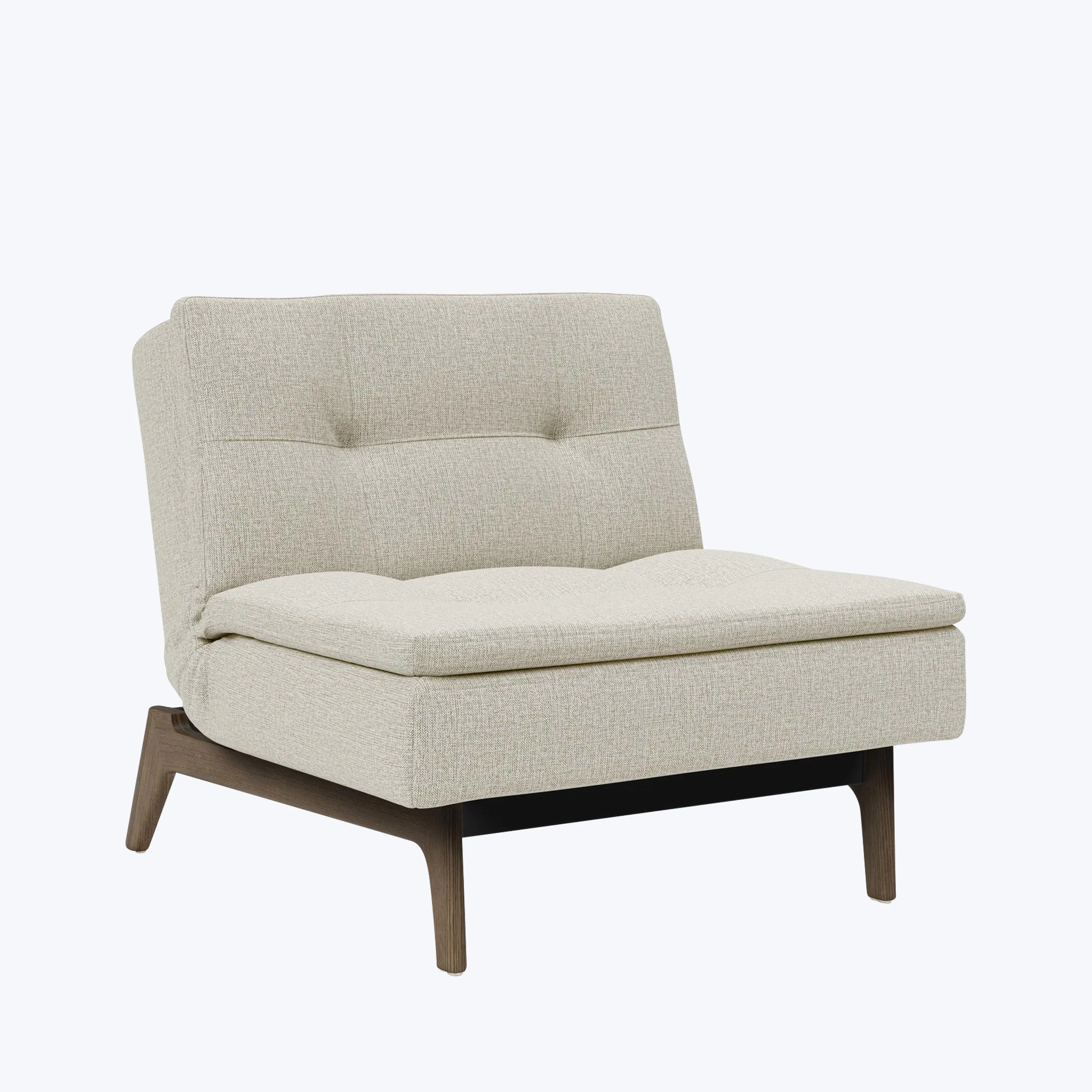 Dublexo Smoked Oak Armless Sleep Lounger