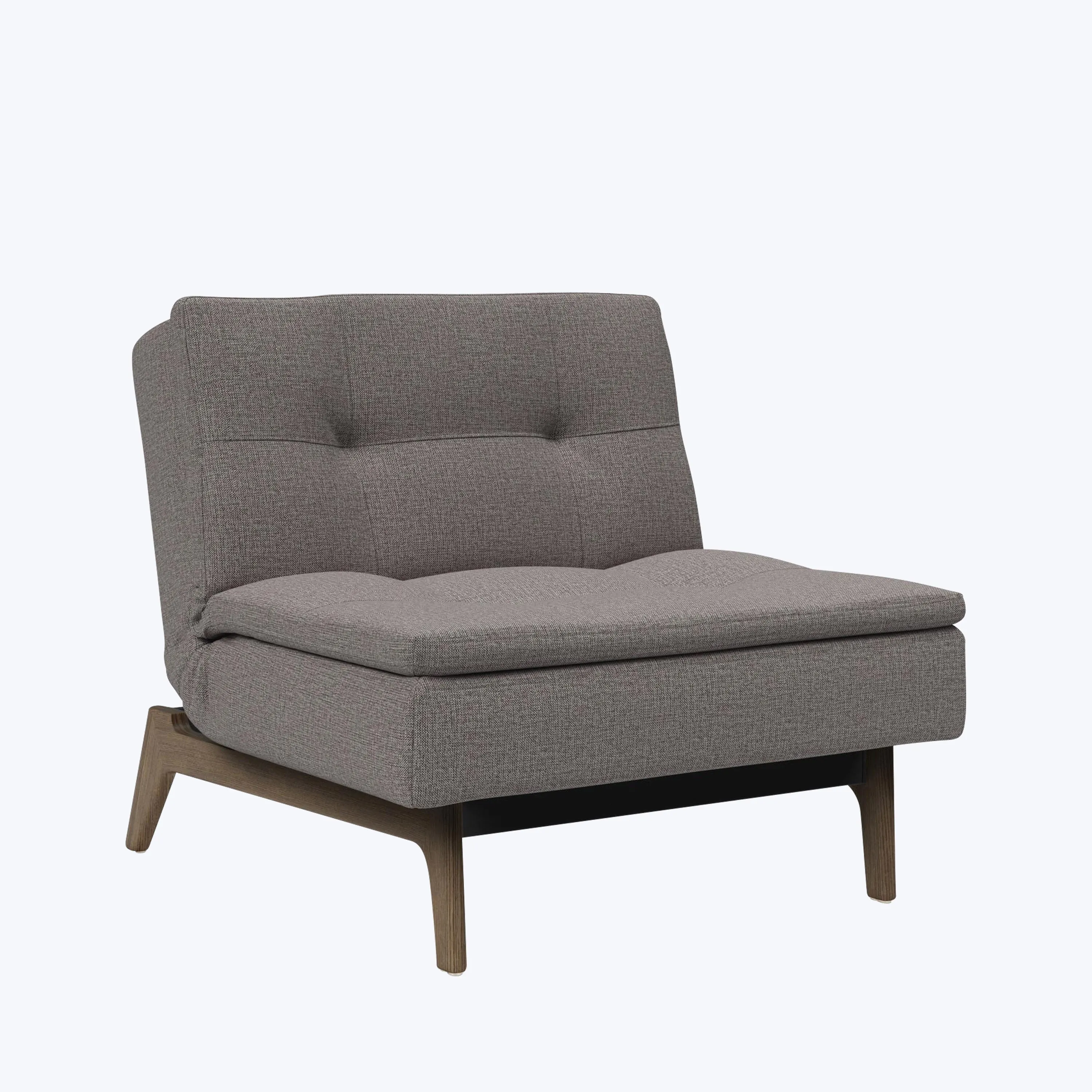 Dublexo Smoked Oak Armless Sleep Lounger