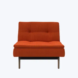 Dublexo Smoked Oak Armless Sleep Lounger