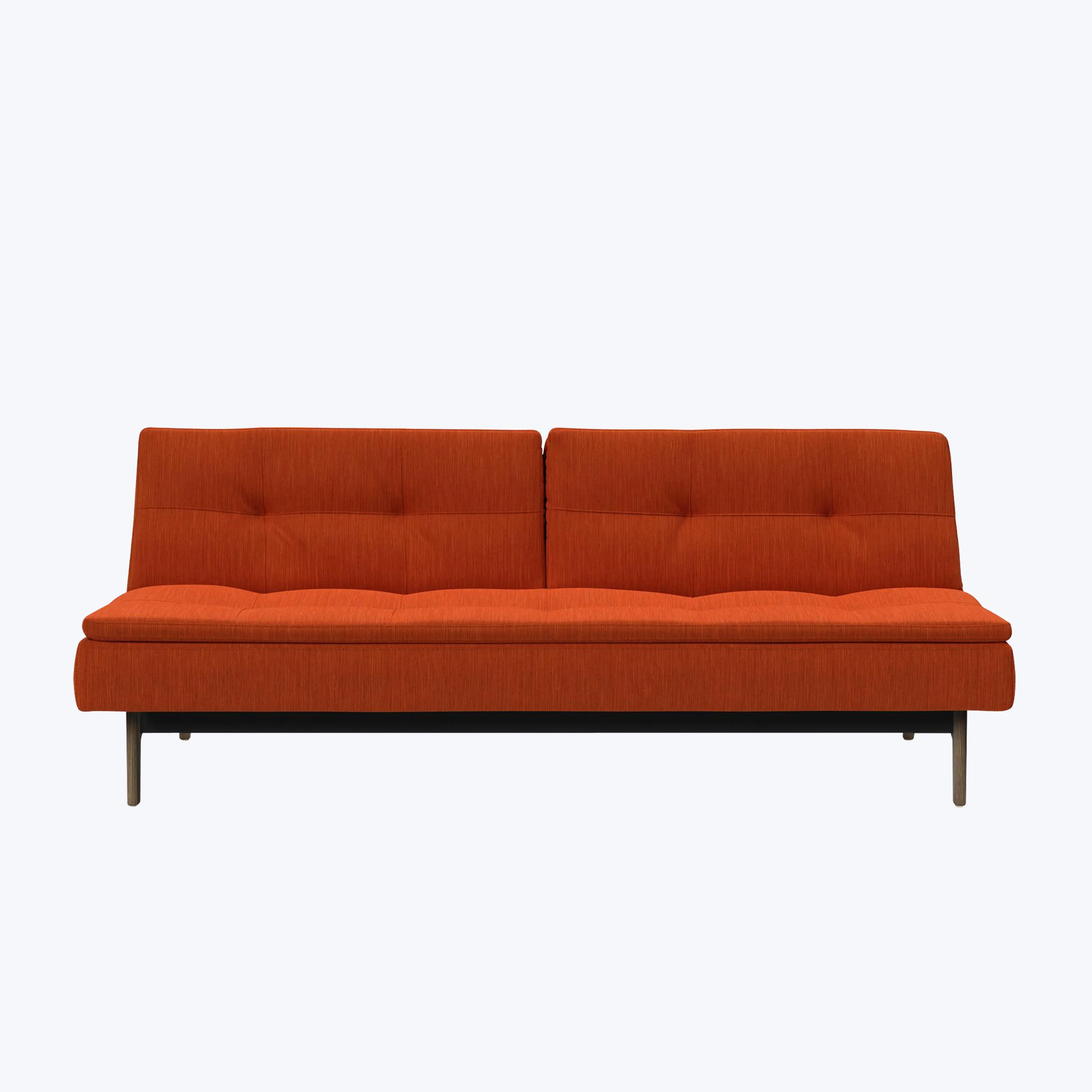 Dublexo Smoked Oak Armless Sleeper Sofa