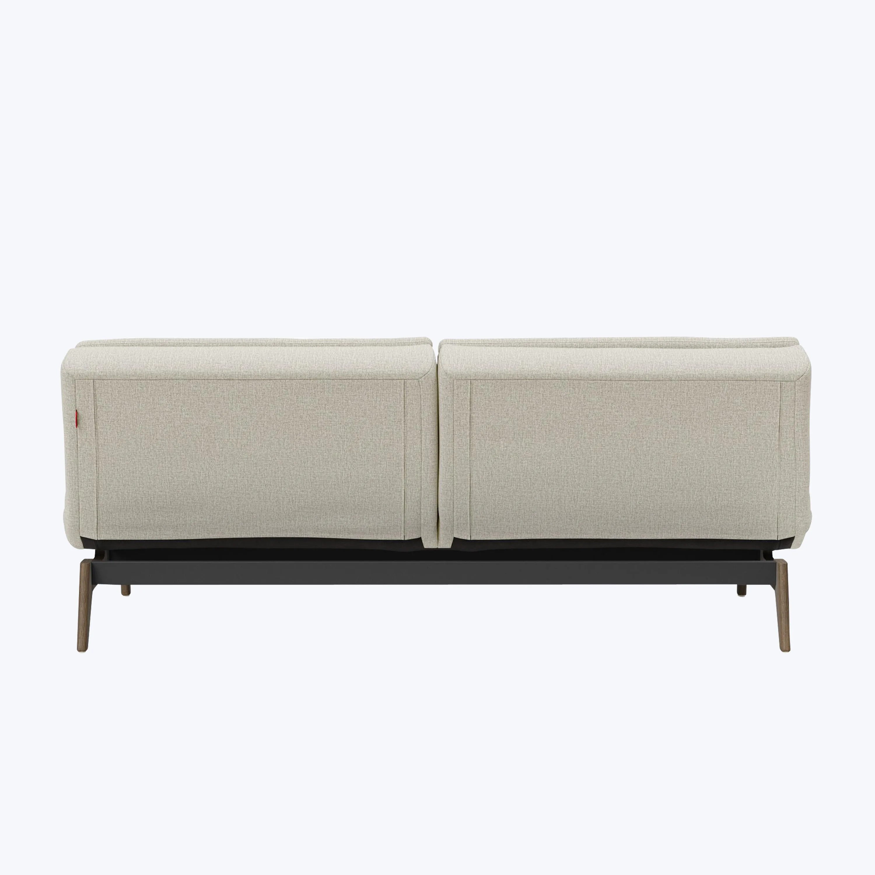 Dublexo Smoked Oak Armless Sleeper Sofa