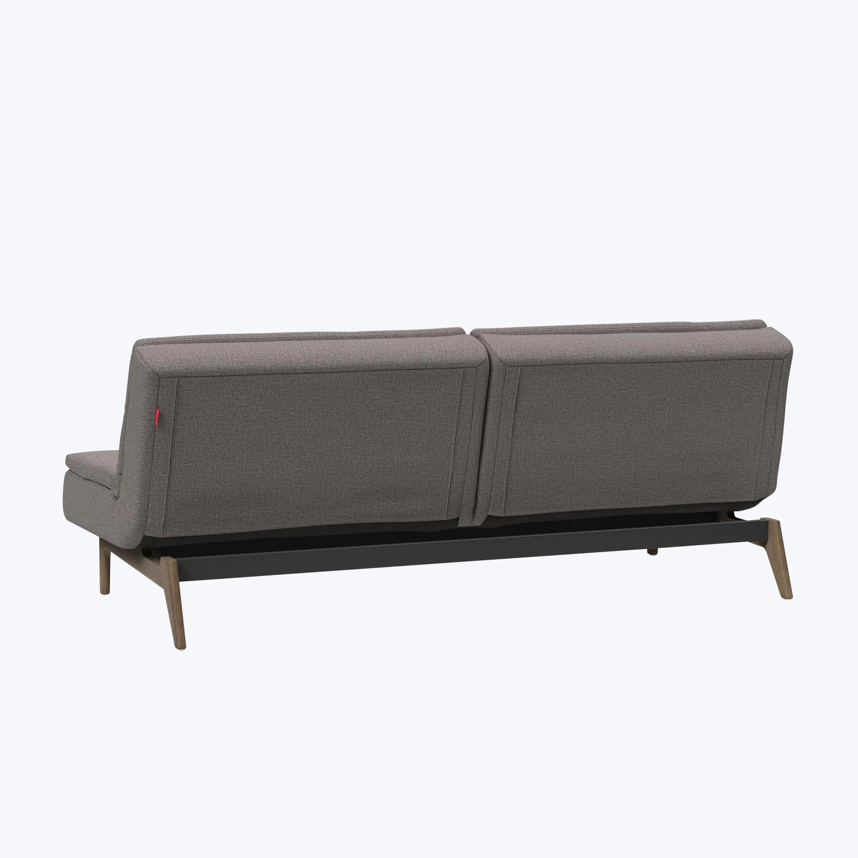 Dublexo Smoked Oak Armless Sleeper Sofa