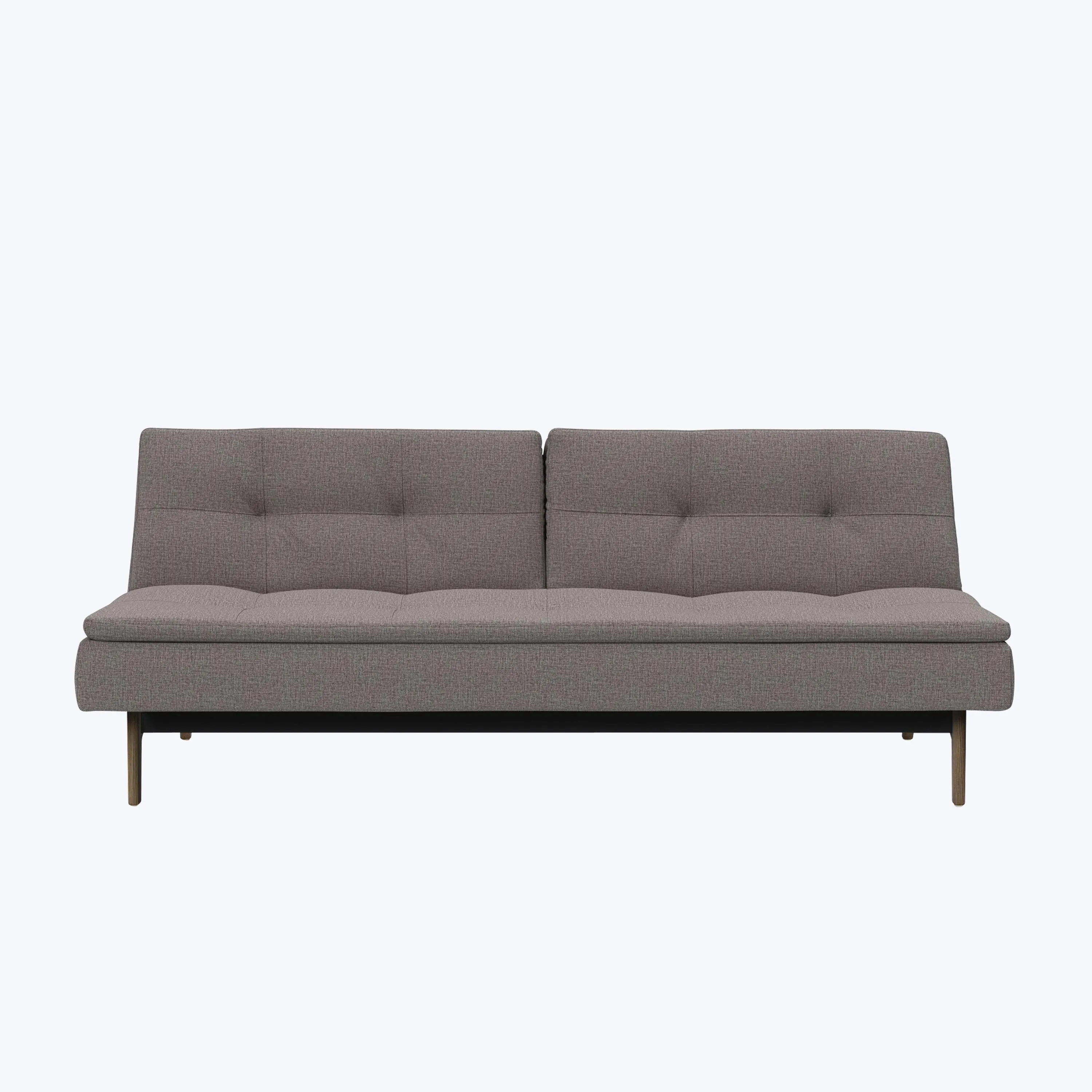 Dublexo Smoked Oak Armless Sleeper Sofa