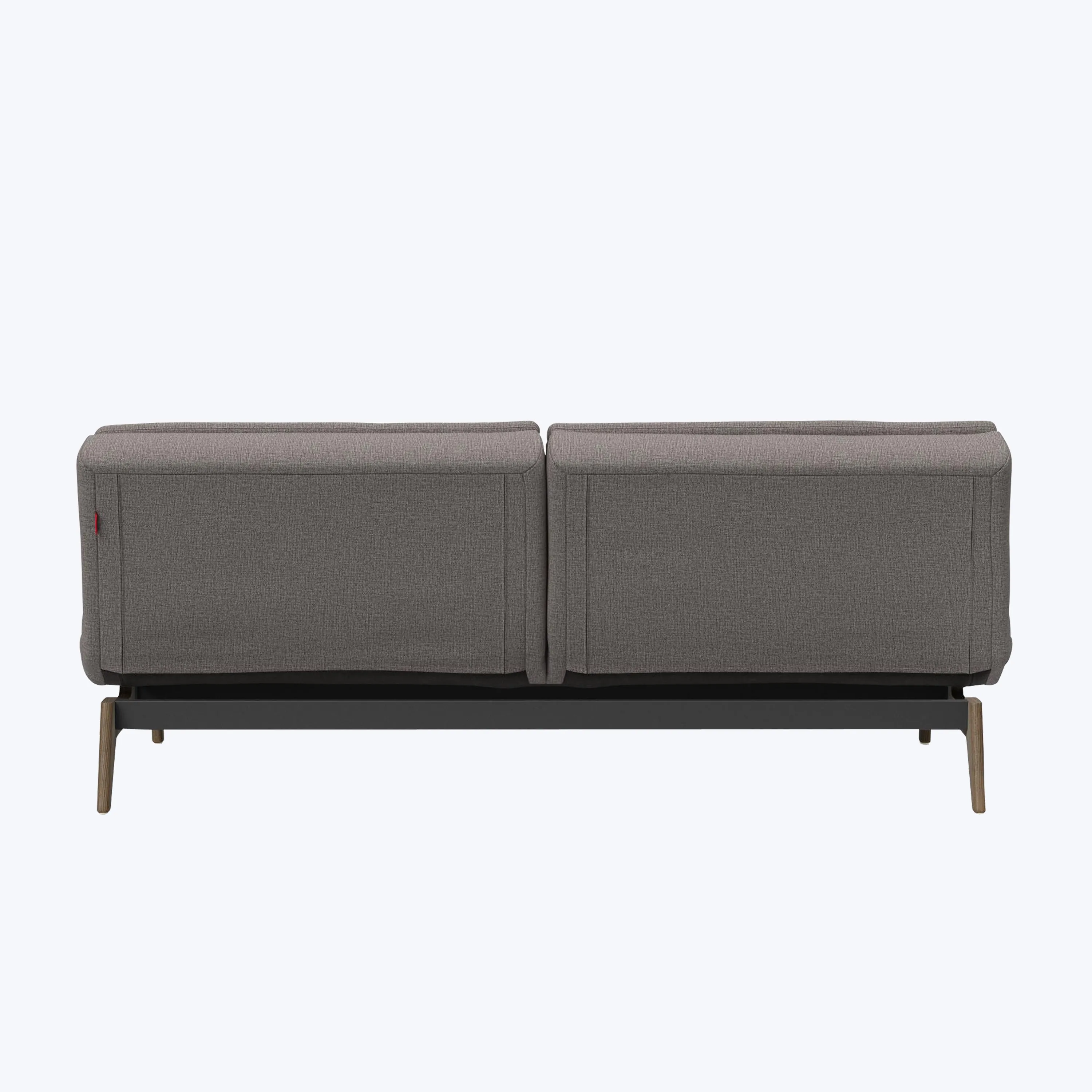 Dublexo Smoked Oak Armless Sleeper Sofa