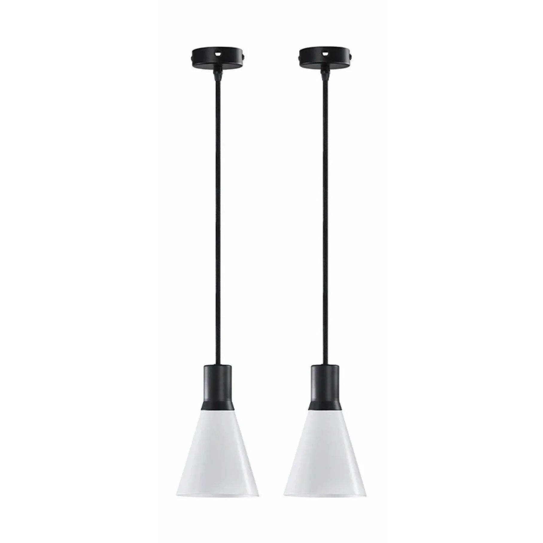 Dyberg Larsen Gent Pendant Set Of 2, Opal/Matt Black