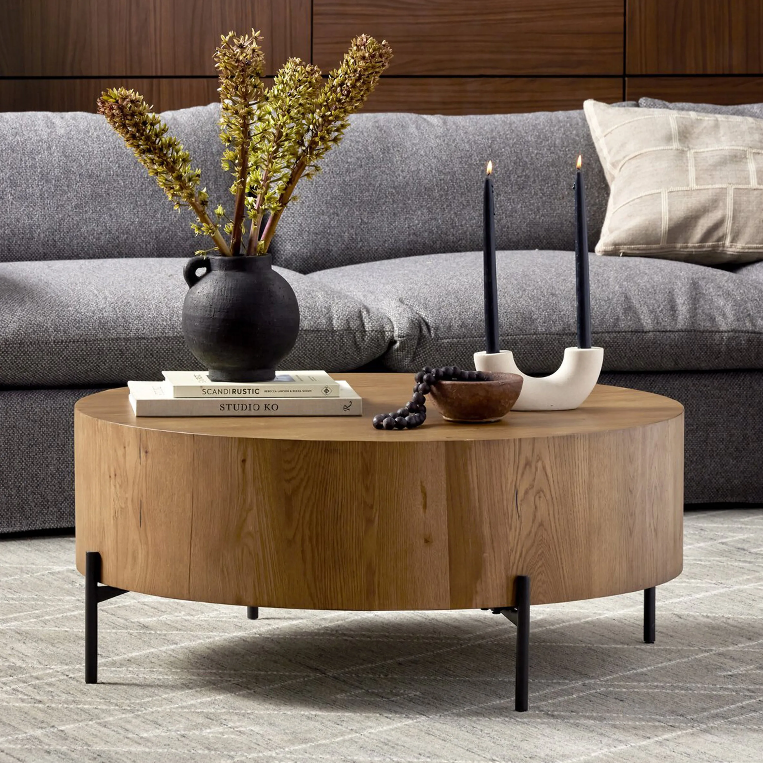Eaton Drum Coffee Table