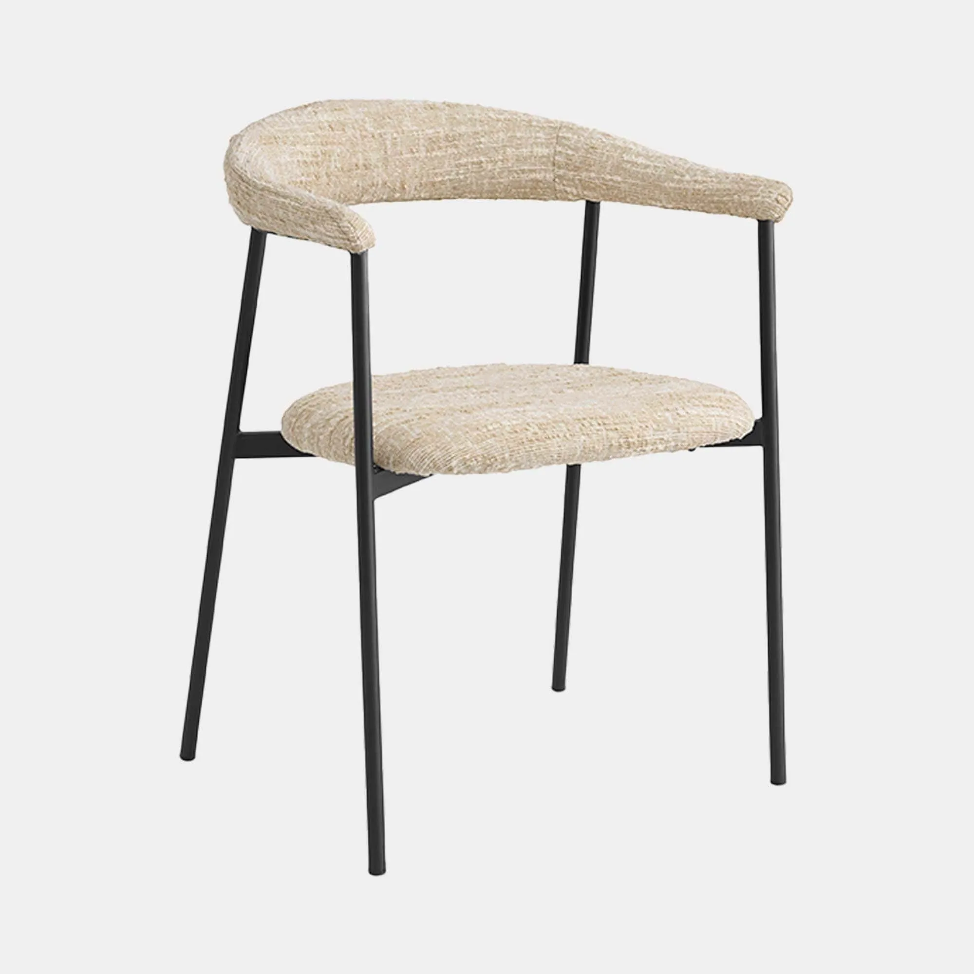Eichholtz Julio - Set Of 2 Dining Chairs In Boucle