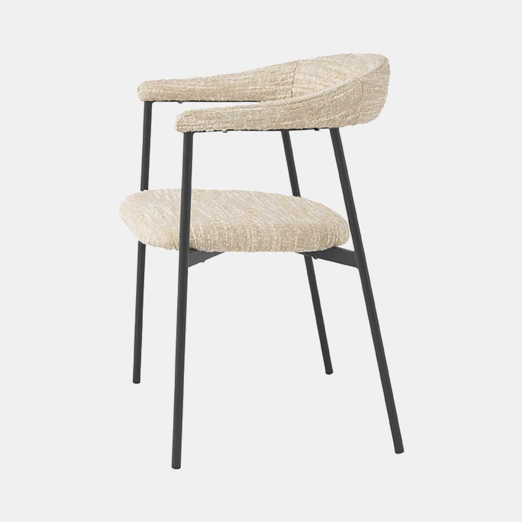 Eichholtz Julio - Set Of 2 Dining Chairs In Boucle