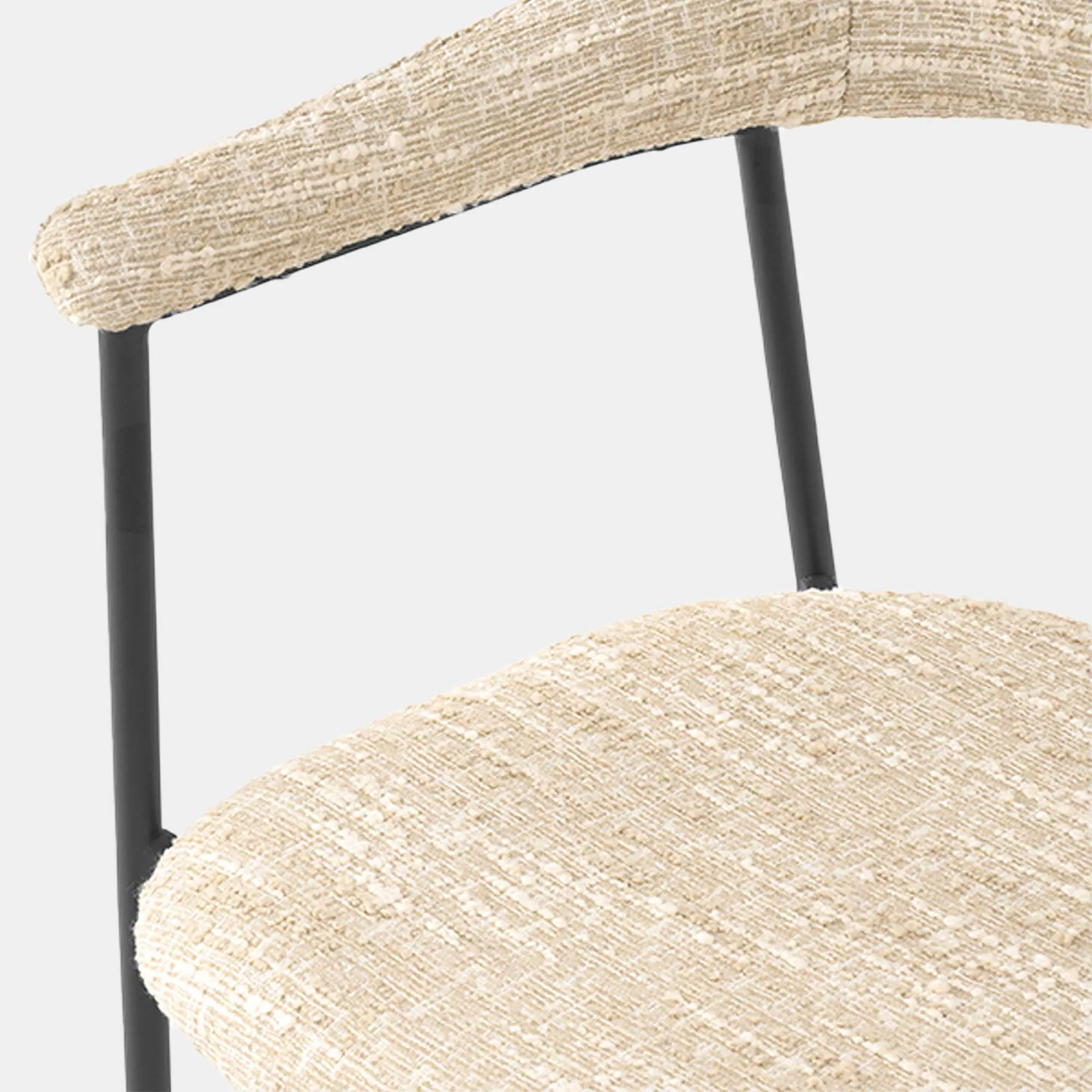 Eichholtz Julio - Set Of 2 Dining Chairs In Boucle
