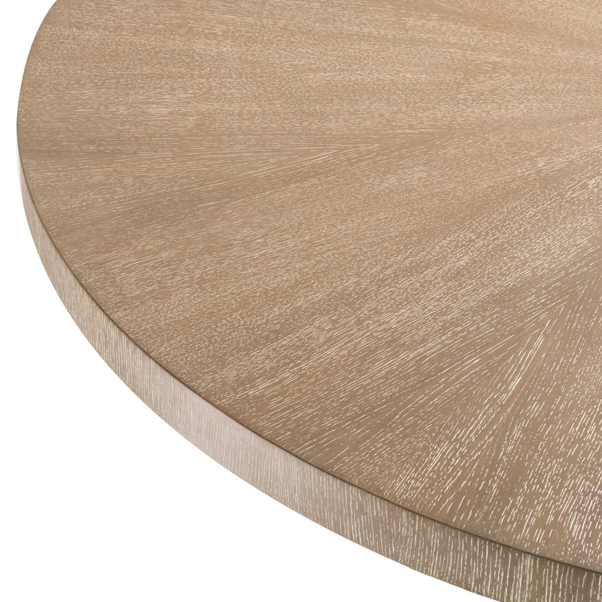 Eichholtz Remington - 152cm Round Dining Table In Washed Oak