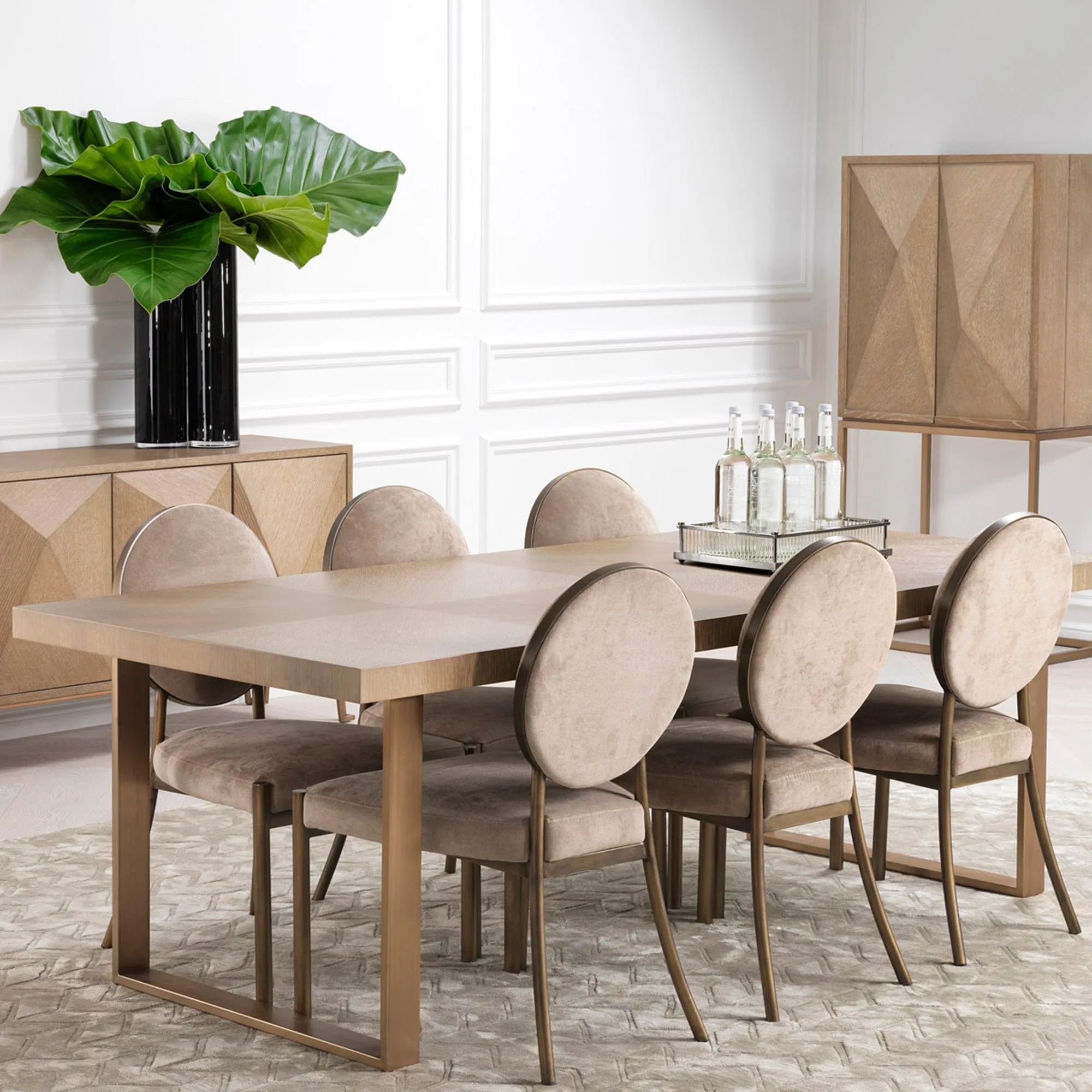 Eichholtz Remington - Dining Table In Washed Oak