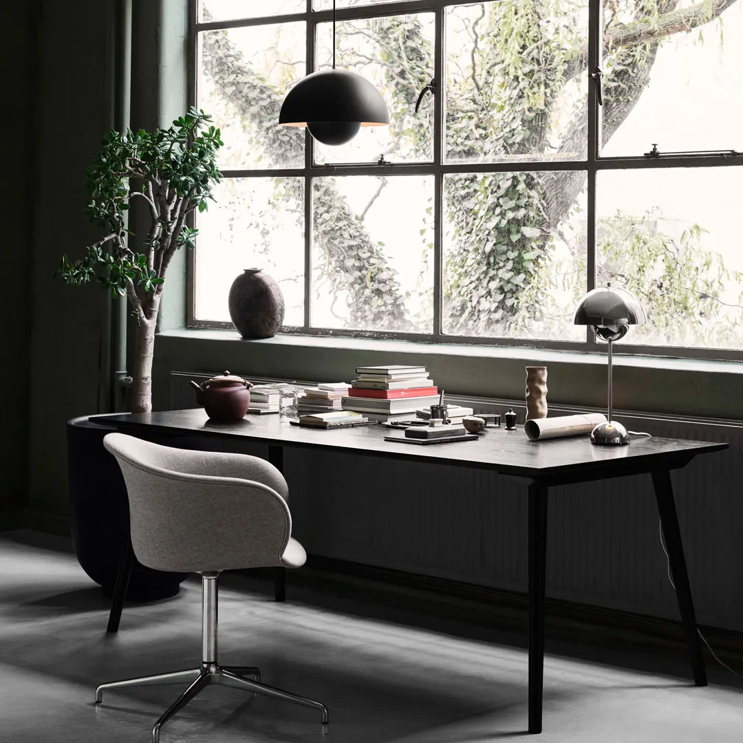 Elefy JH35 Conference Chair - Swivel Base w/ Return - Upholstered
