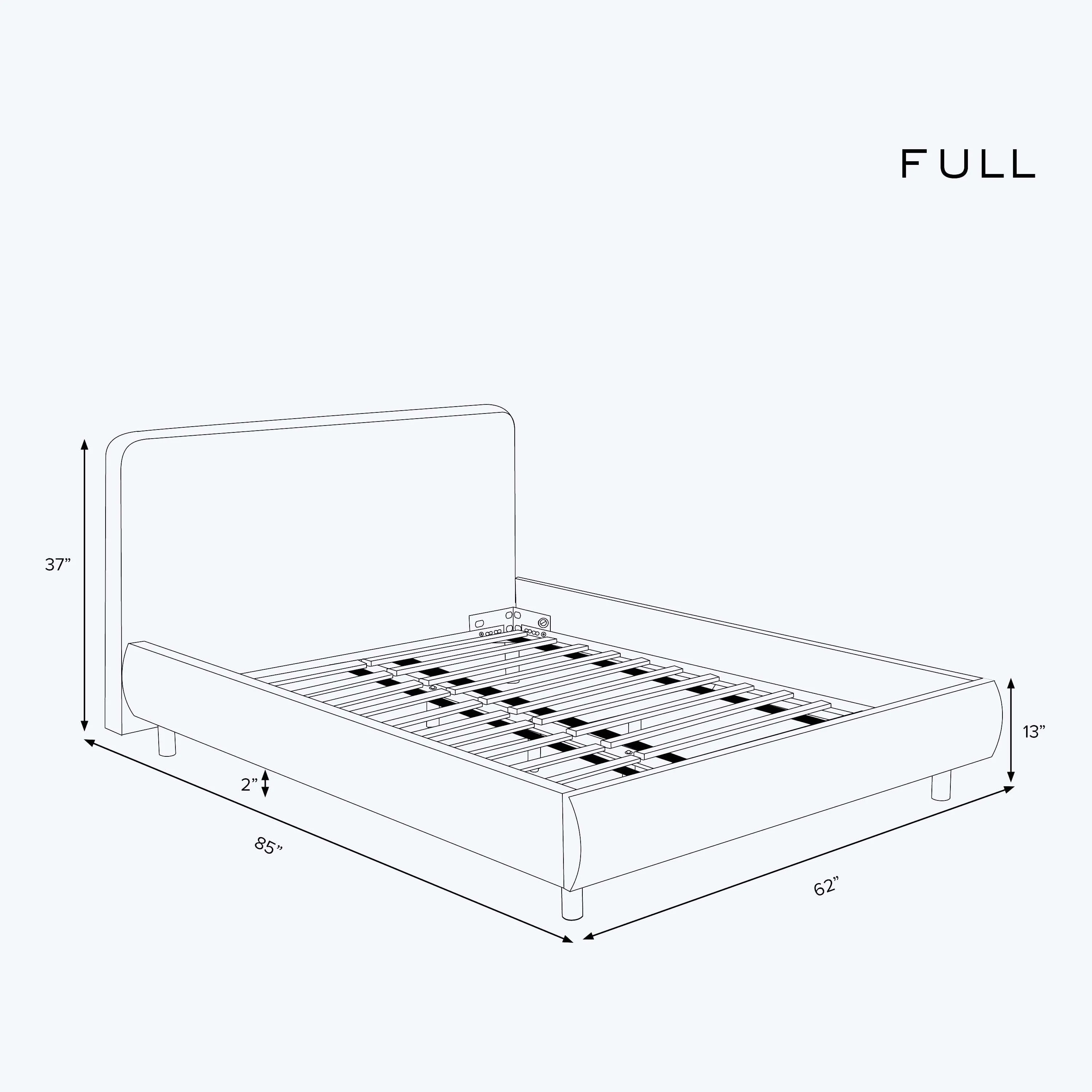 Emme Platform Bed
