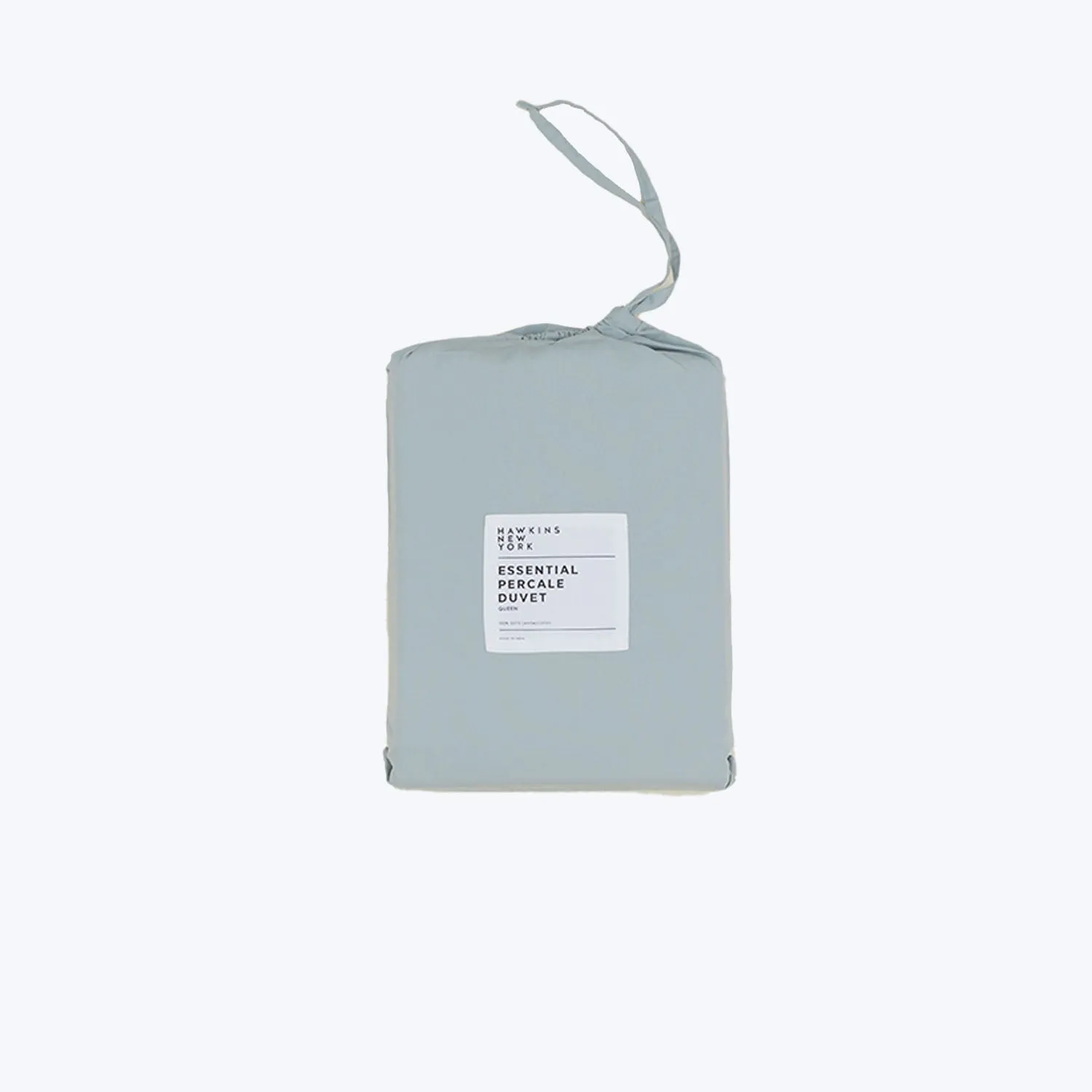 Essential Percale Duvet Cover Sky