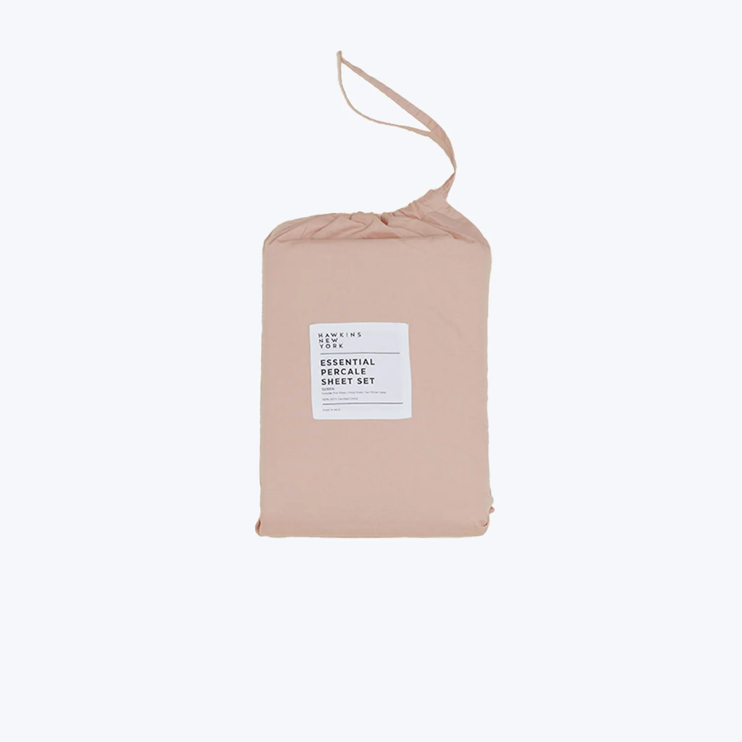 Essential Percale Sheet Set Blush
